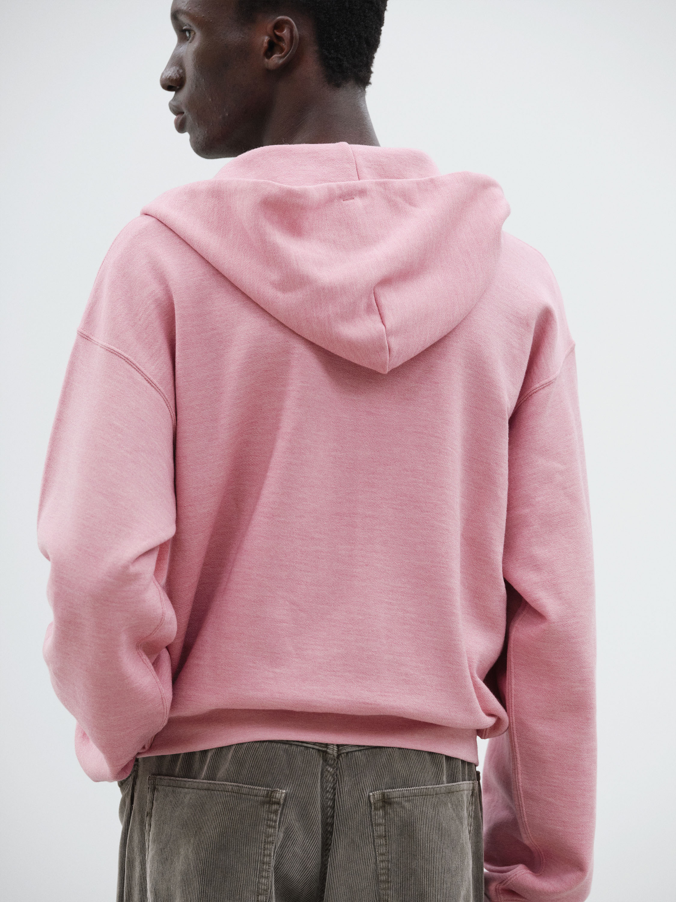 HIGH-TWIST COMPACT SWEAT ZIP PARKA 詳細画像 TOP PINK 4