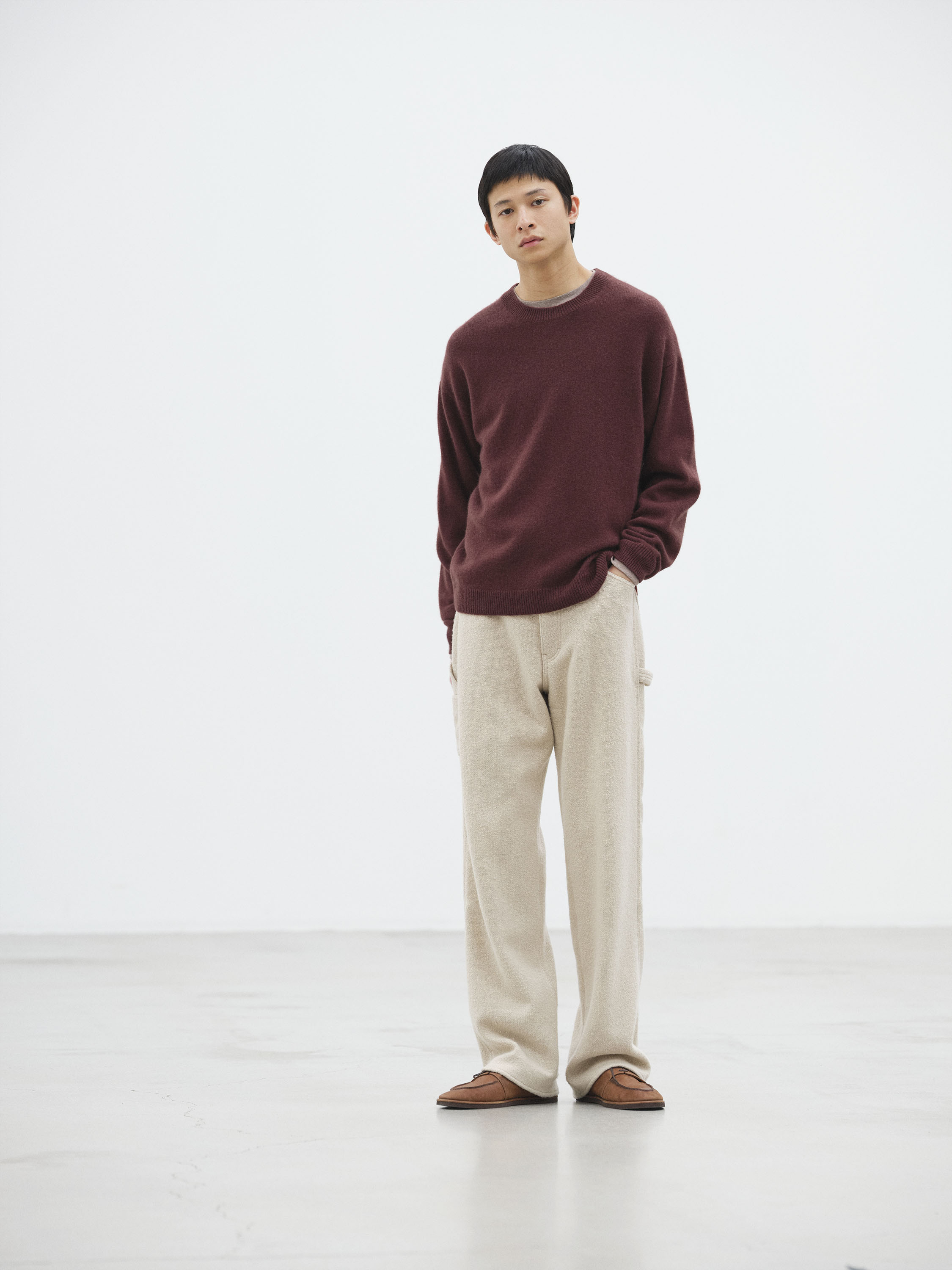 BABY CASHMERE KNIT P/O 詳細画像 RED BROWN 2
