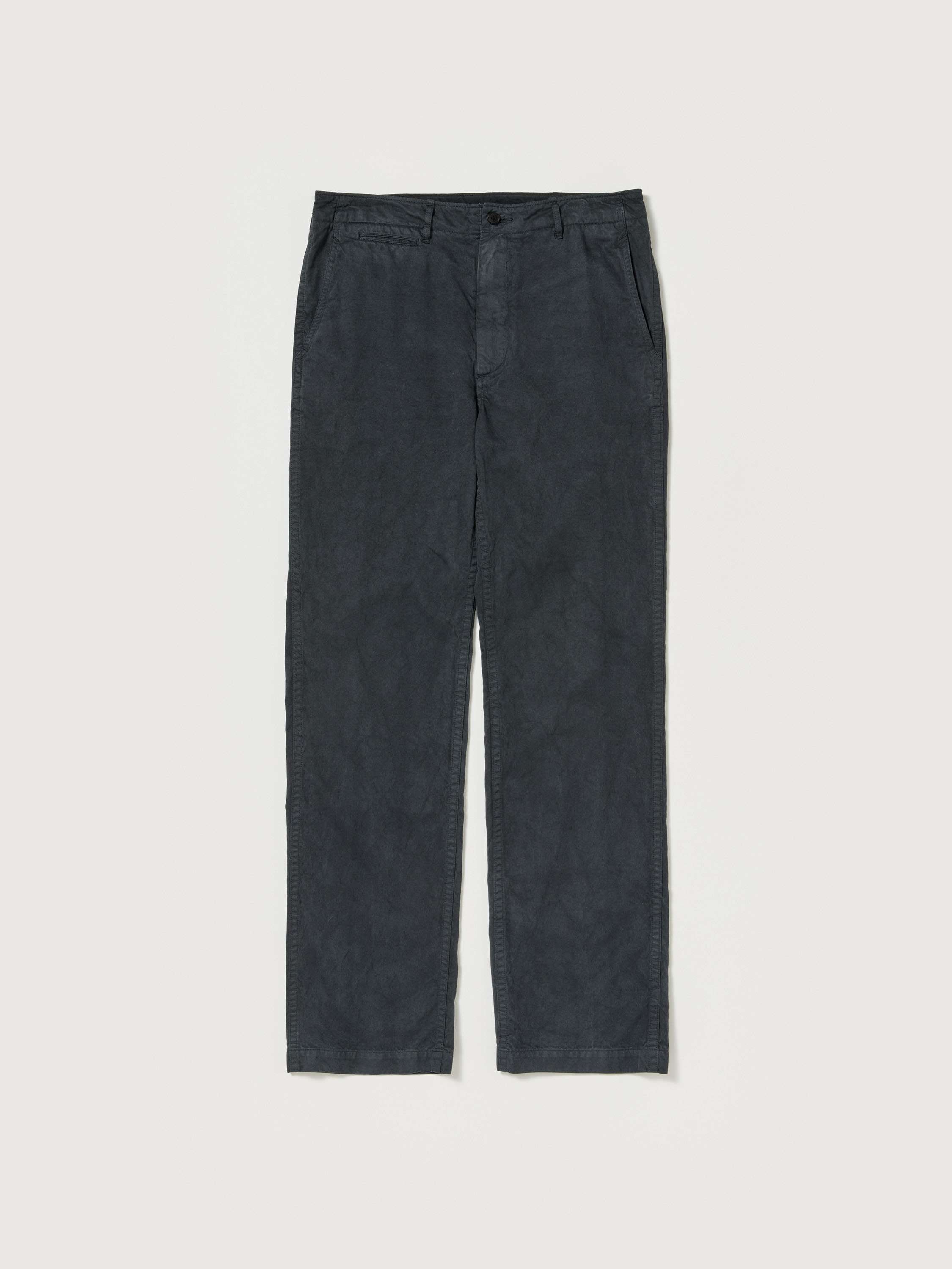 GARMENT-DYED FINX CHINO PANTS 詳細画像 BLACK 6