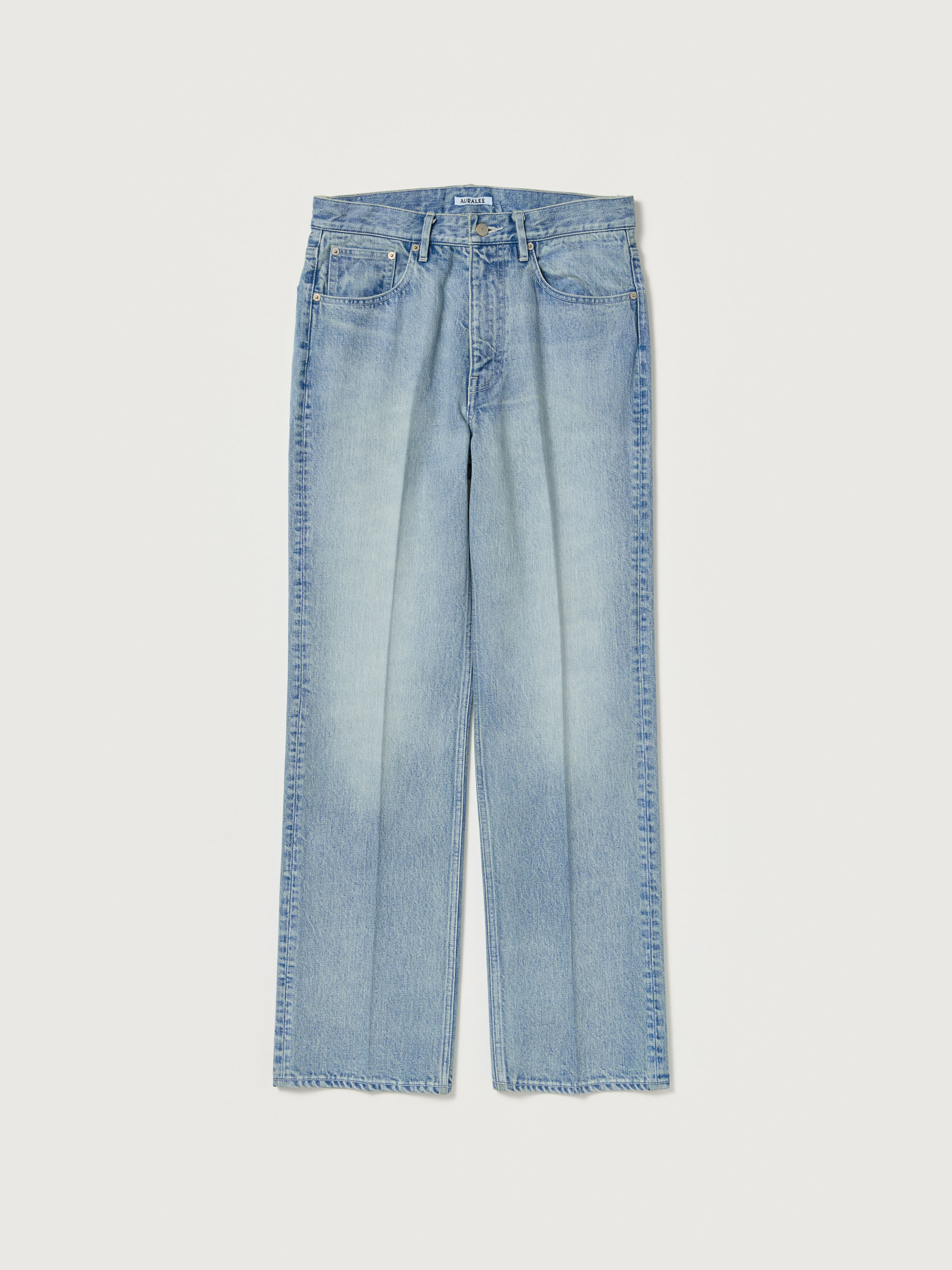 FADED HEAVY DENIM CENTER-PLEATED PANTS 詳細画像 FADED INDIGO 1