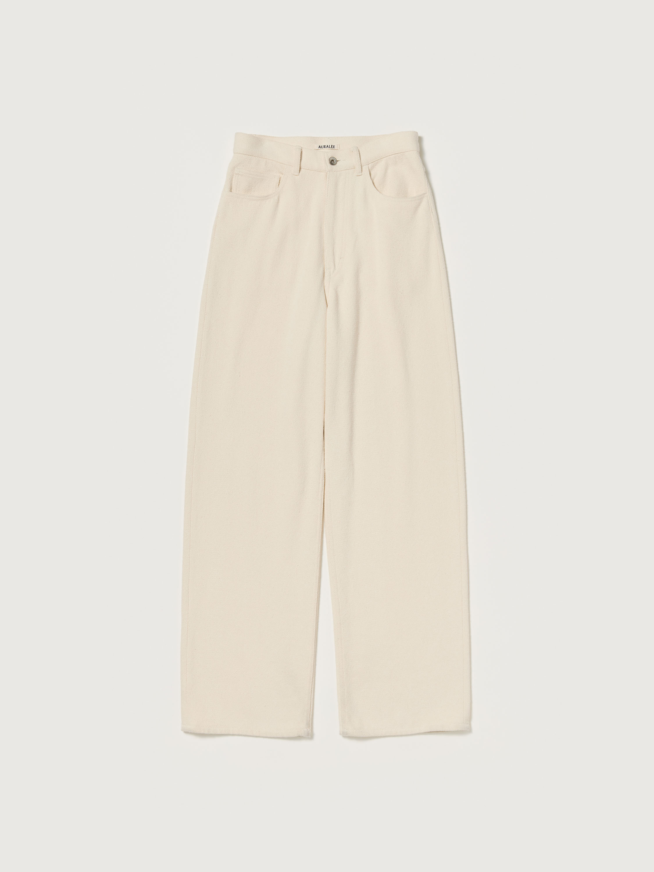 SILK NEP DENIM 5P WIDE PANTS 詳細画像 IVORY WHITE 2