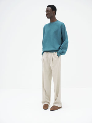 HIGH-TWIST COMPACT SWEAT P/O