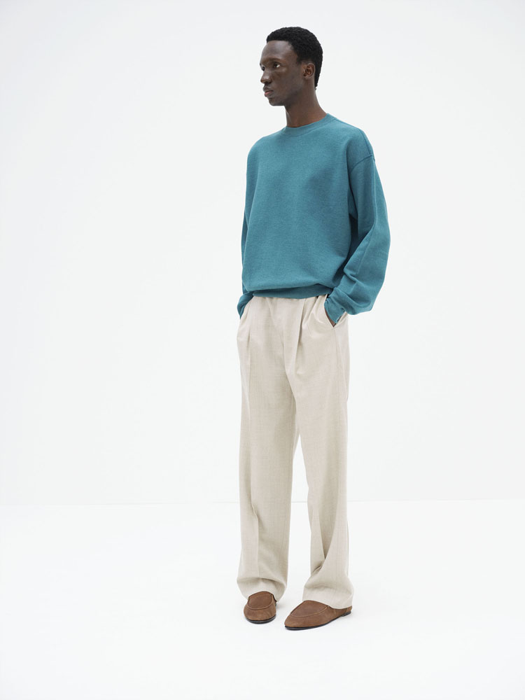 HIGH-TWIST COMPACT SWEAT P/O