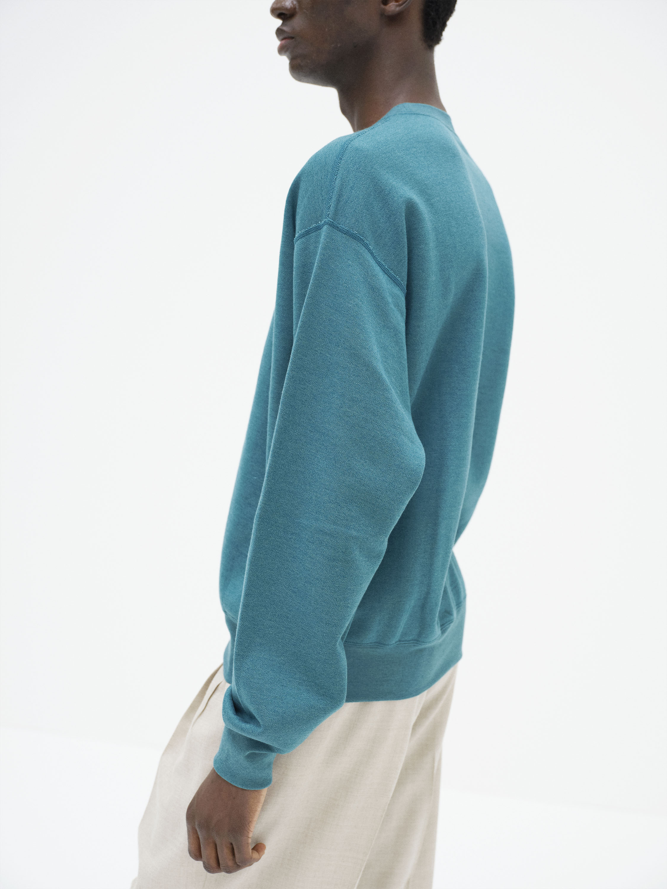 HIGH-TWIST COMPACT SWEAT P/O 詳細画像 TOP BLUE 3