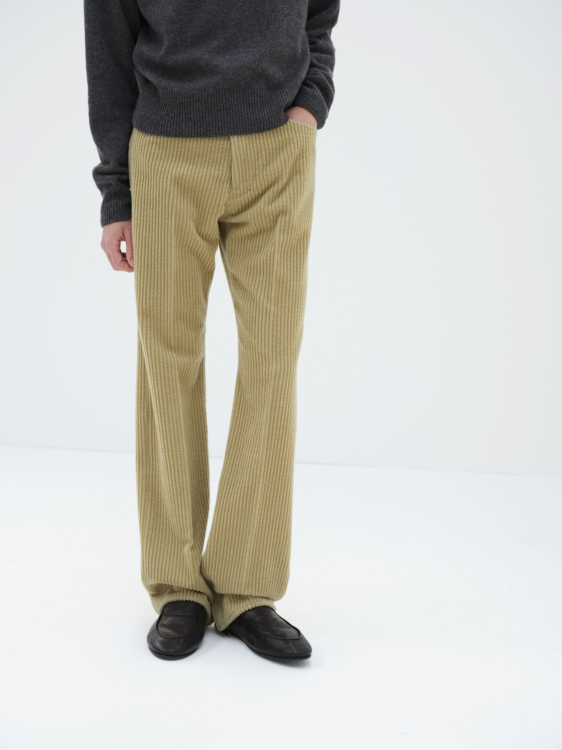 WOOL CASHMERE CORDUROY 5P PANTS 詳細画像 CAMEL BEIGE 1