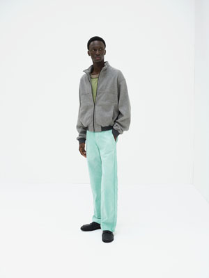 GARMENT-DYED ORGANIC COTTON HEAVY MOLESKIN PANTS