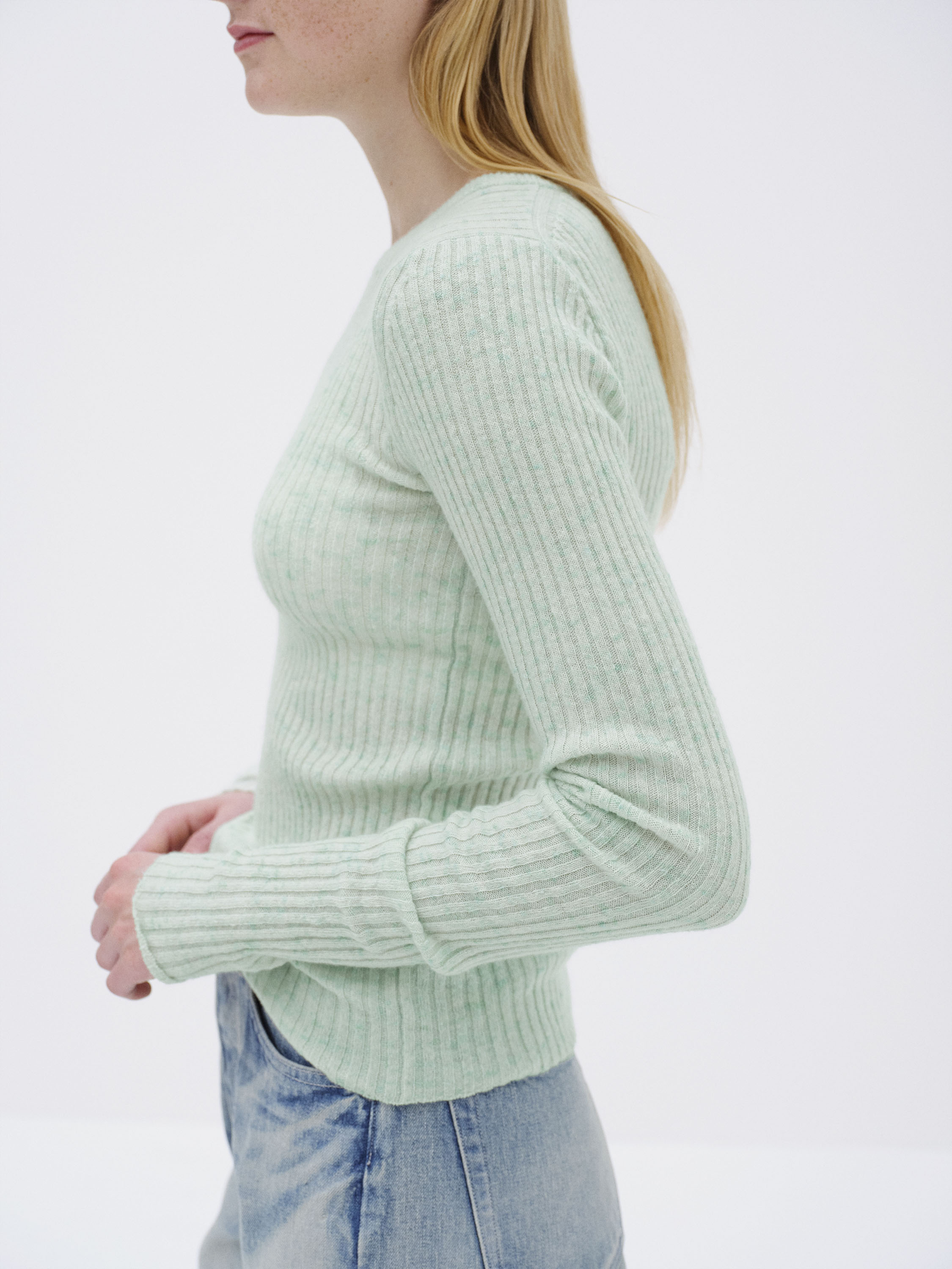 CASHMERE NEP KNIT P/O 詳細画像 MIX MINT 3