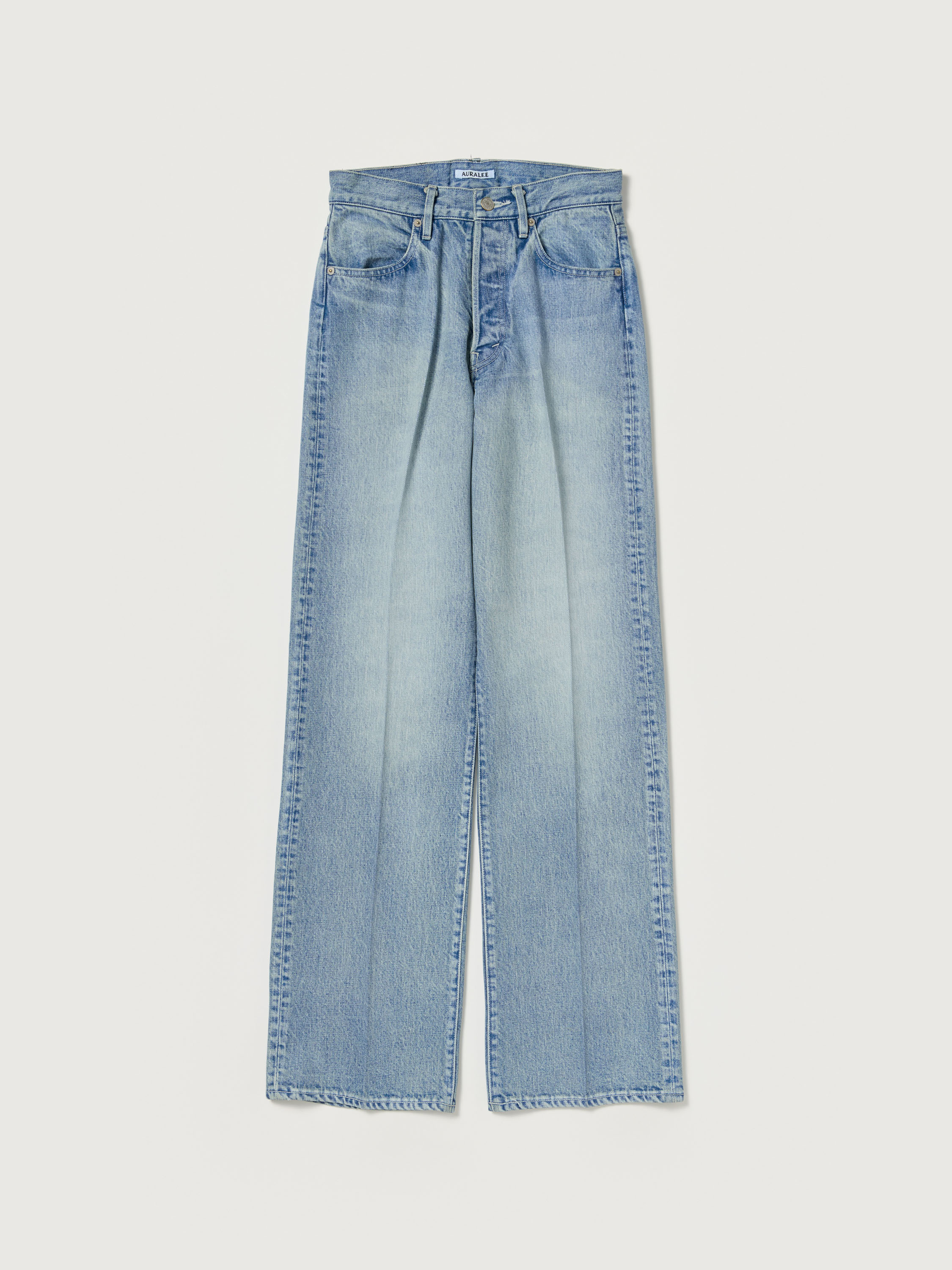 FADED HEAVY DENIM CENTER-PLEATED PANTS 詳細画像 FADED INDIGO 5