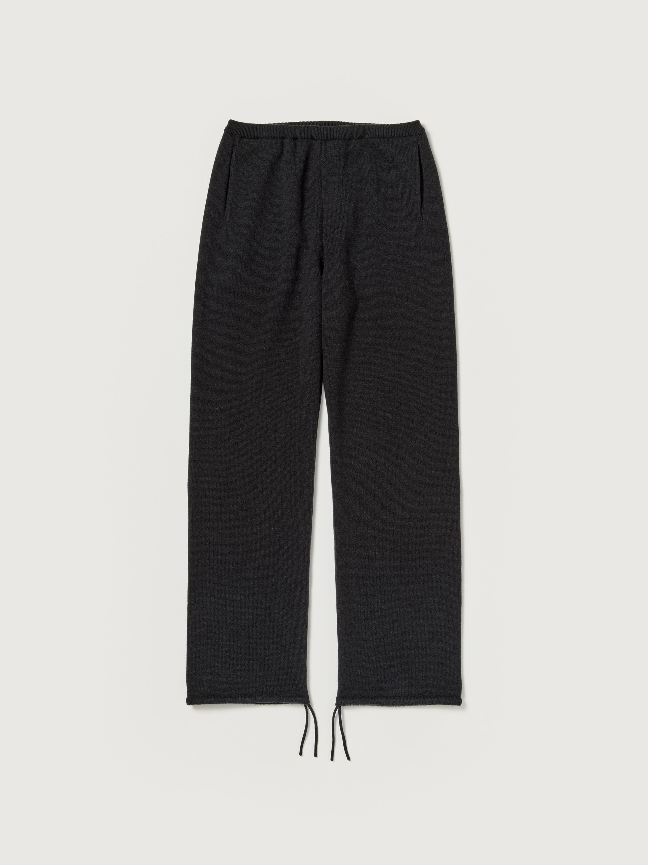 SUPER FINE WOOL KNIT PANTS 詳細画像 TOP BLACK 1