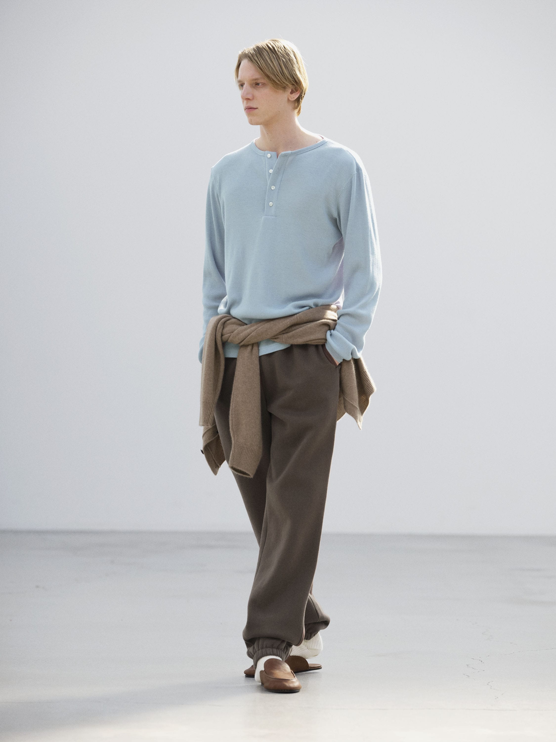 SMOOTH SOFT SWEAT PANTS 詳細画像 DARK BROWN 2
