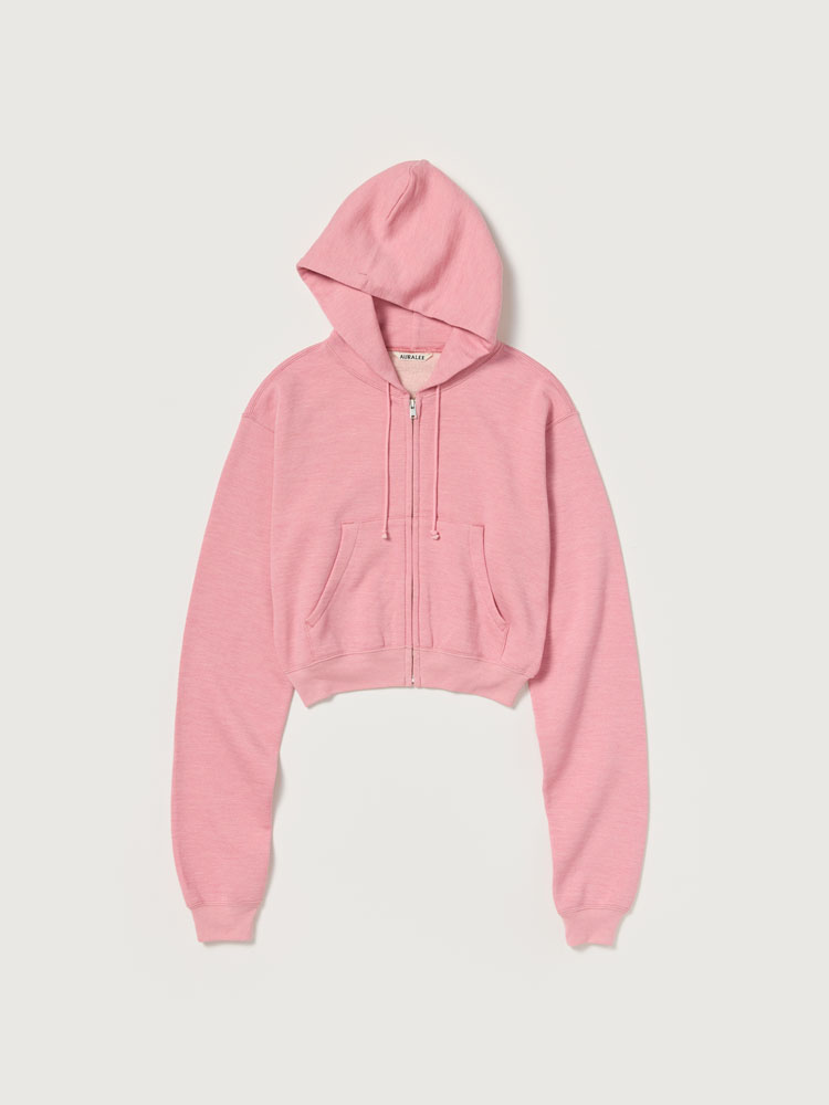 HIGH-TWIST COMPACT SWEAT ZIP PARKA