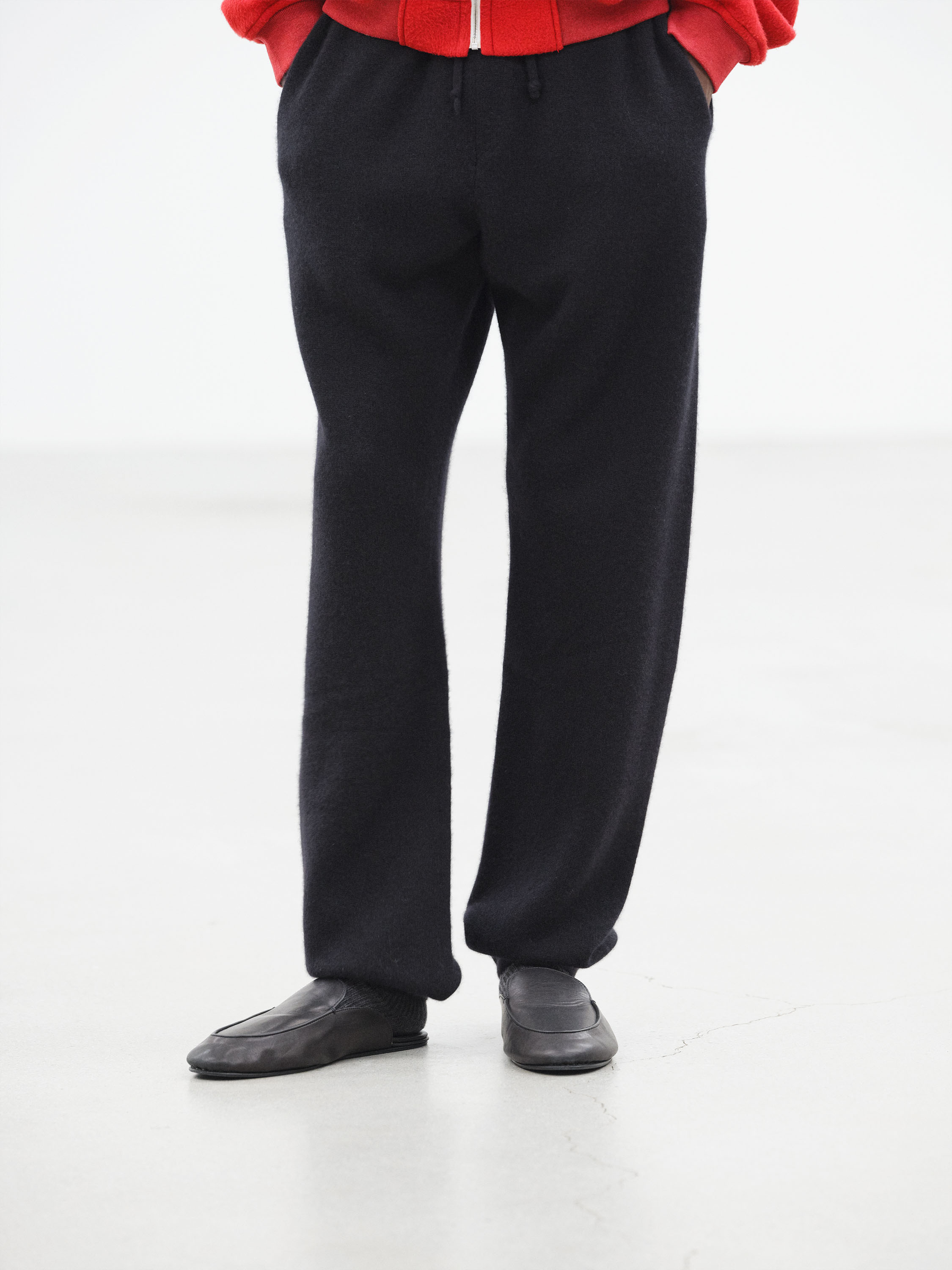 BABY CASHMERE KNIT PANTS 詳細画像 TOP BLACK 3