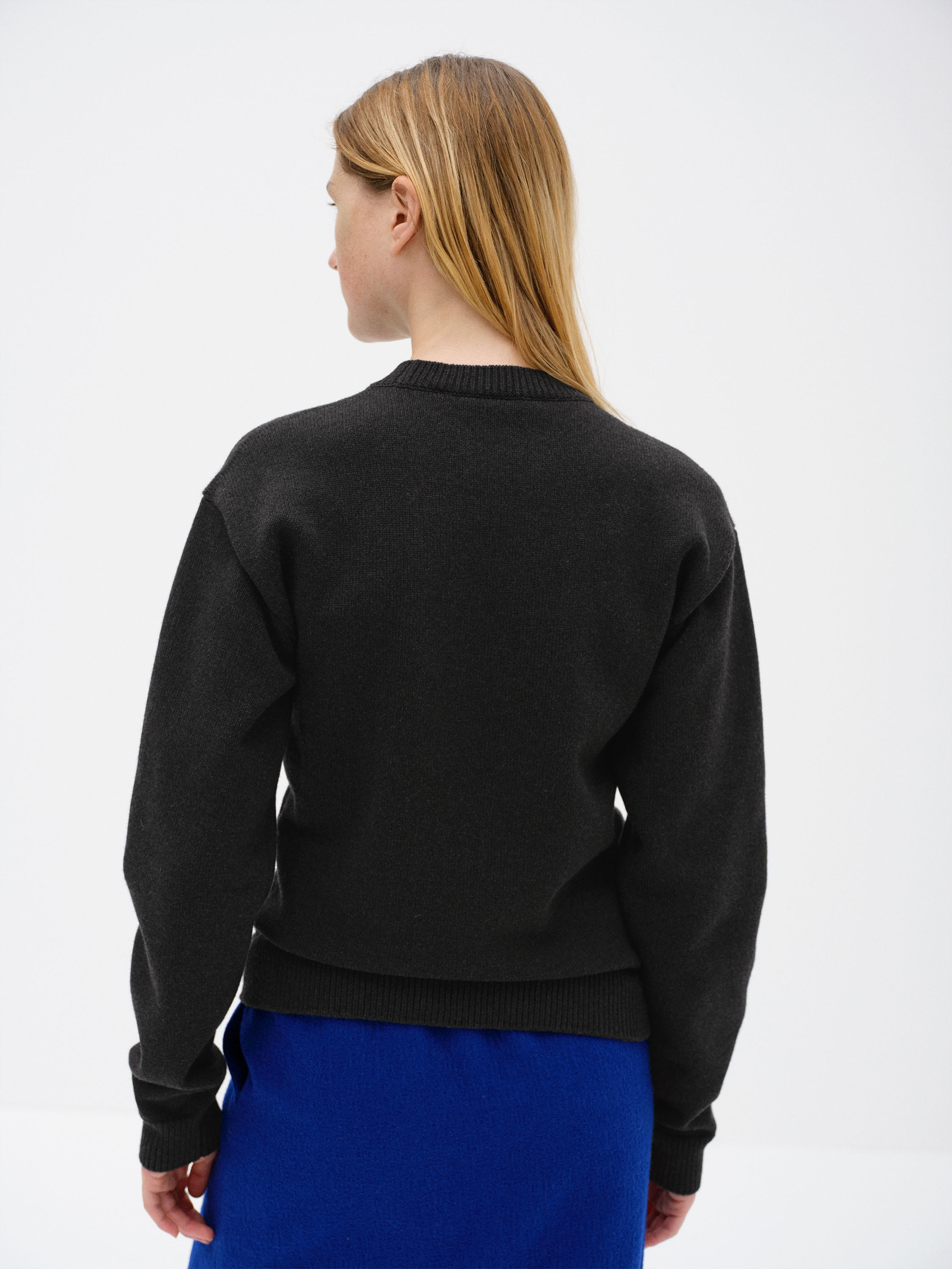 SUPER FINE WOOL KNIT P/O 詳細画像 TOP BLACK 4