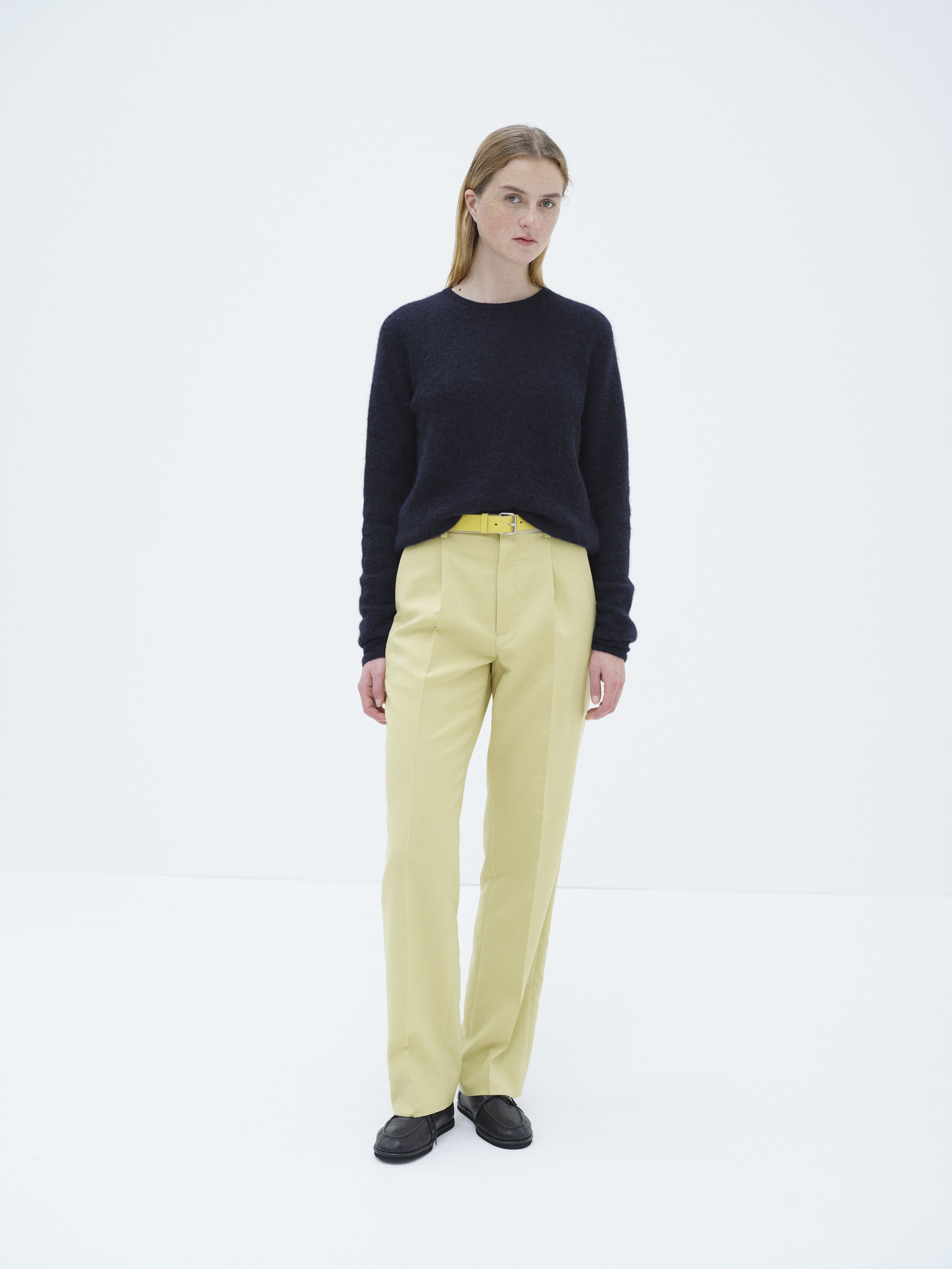 BABY SURI ALPACA SHEER KNIT P/O 詳細画像 NAVY 1