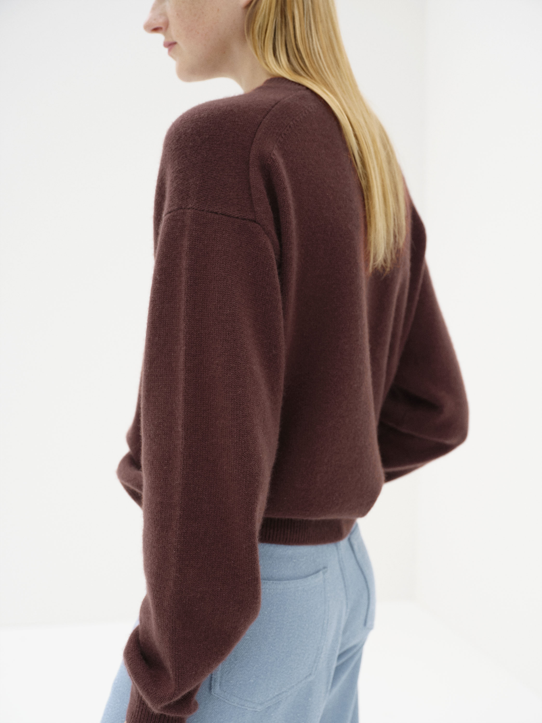 BABY CASHMERE KNIT P/O 詳細画像 RED BROWN 3