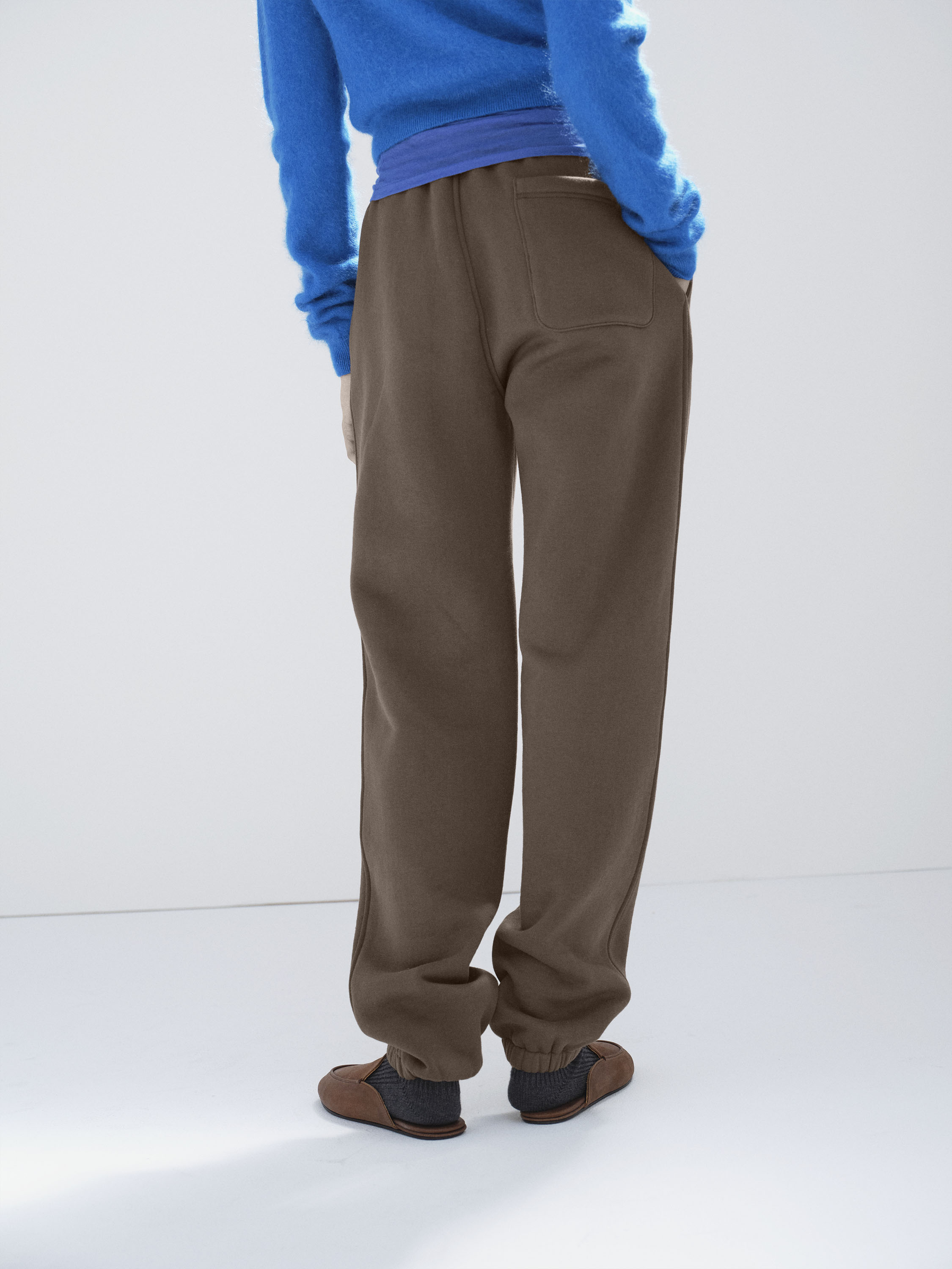 SMOOTH SOFT SWEAT PANTS 詳細画像 DARK BROWN 4