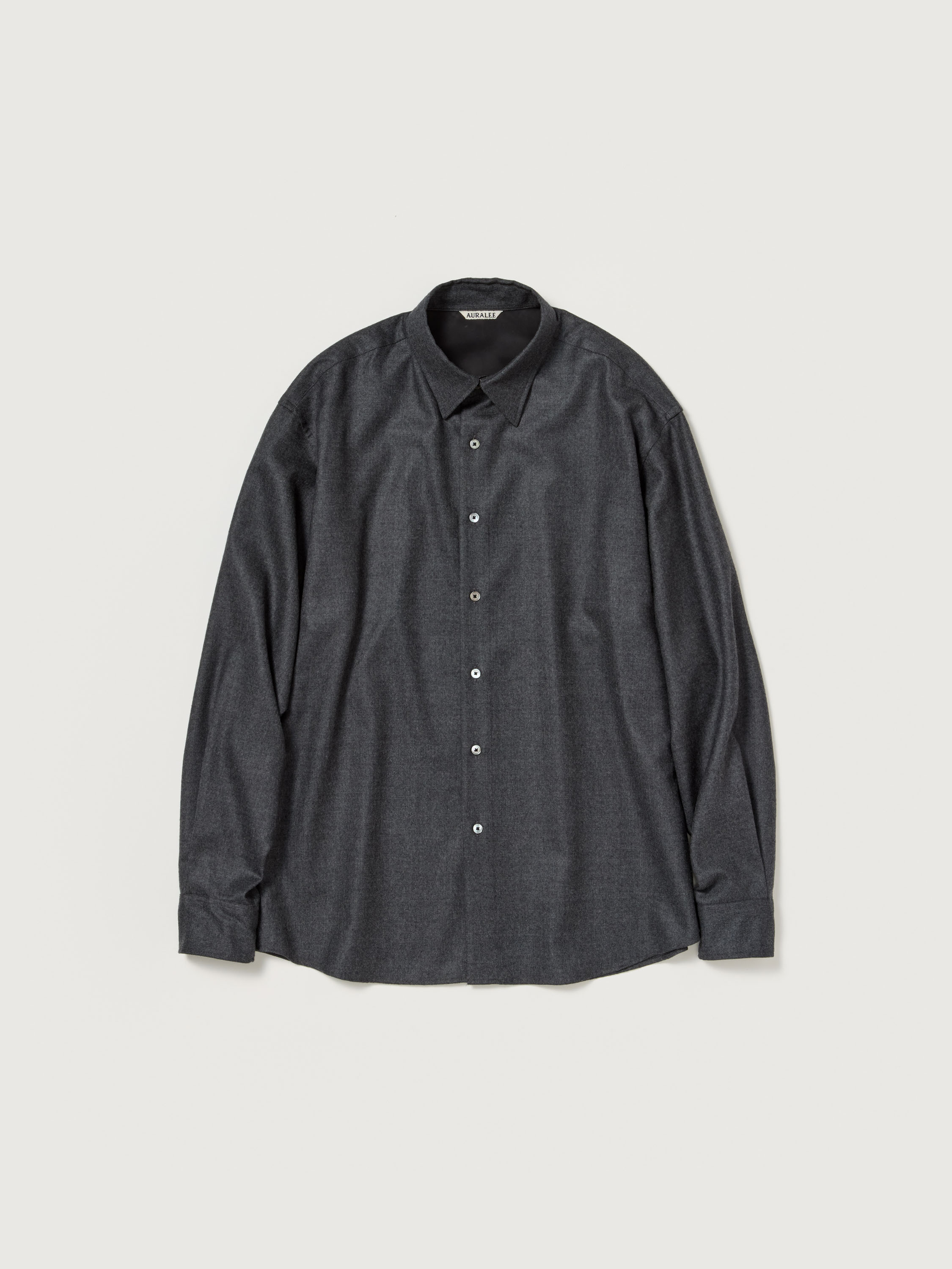 SUPER LIGHT WOOL SHIRT 詳細画像 TOP CHARCOAL 1