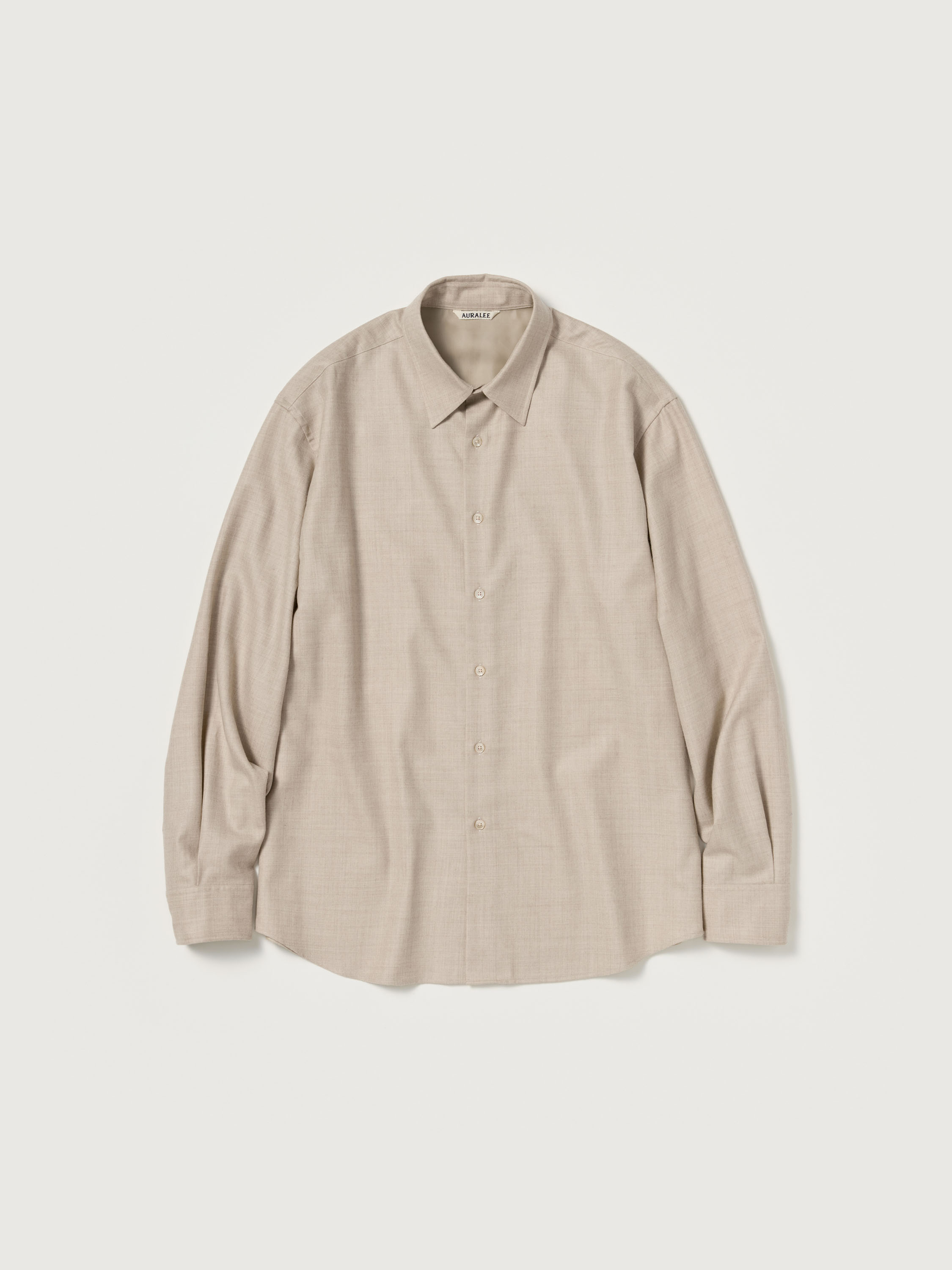 SUPER LIGHT WOOL SHIRT 詳細画像 TOP BEIGE 1