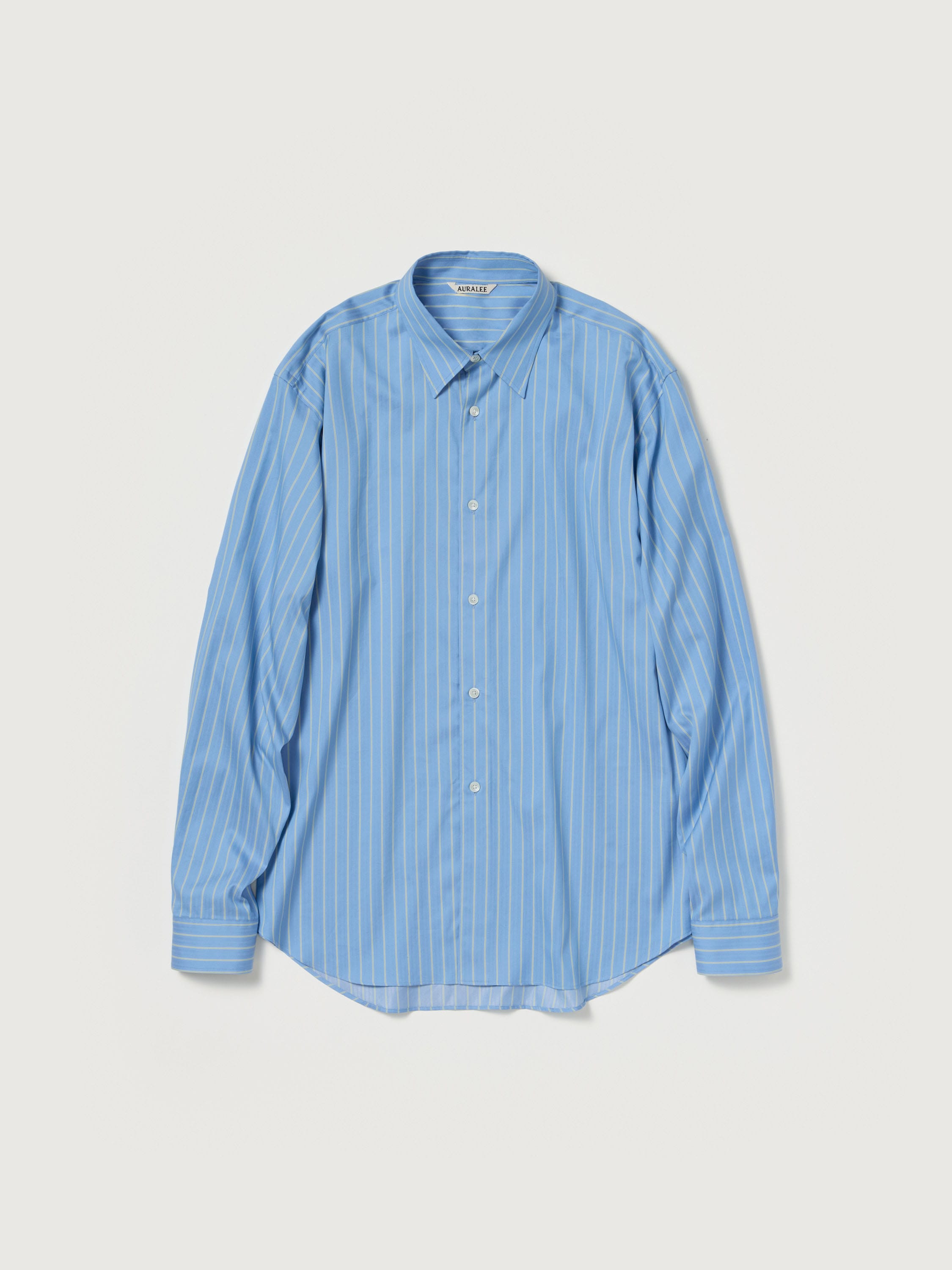 COTTON SILK STRIPE SHIRT 詳細画像 SAX BLUE STRIPE 1