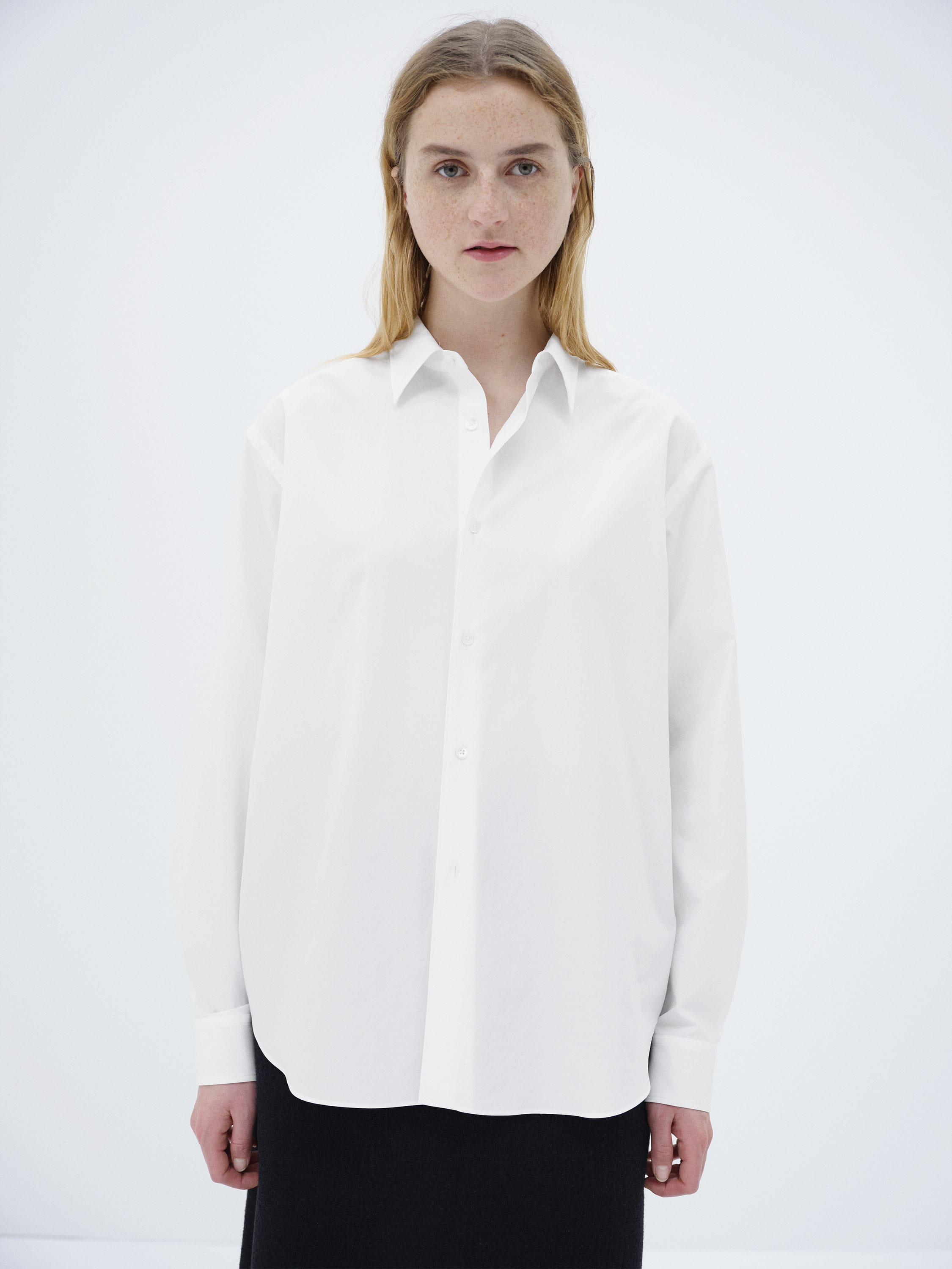 WASHED FINX TWILL SHIRT 詳細画像 WHITE 2