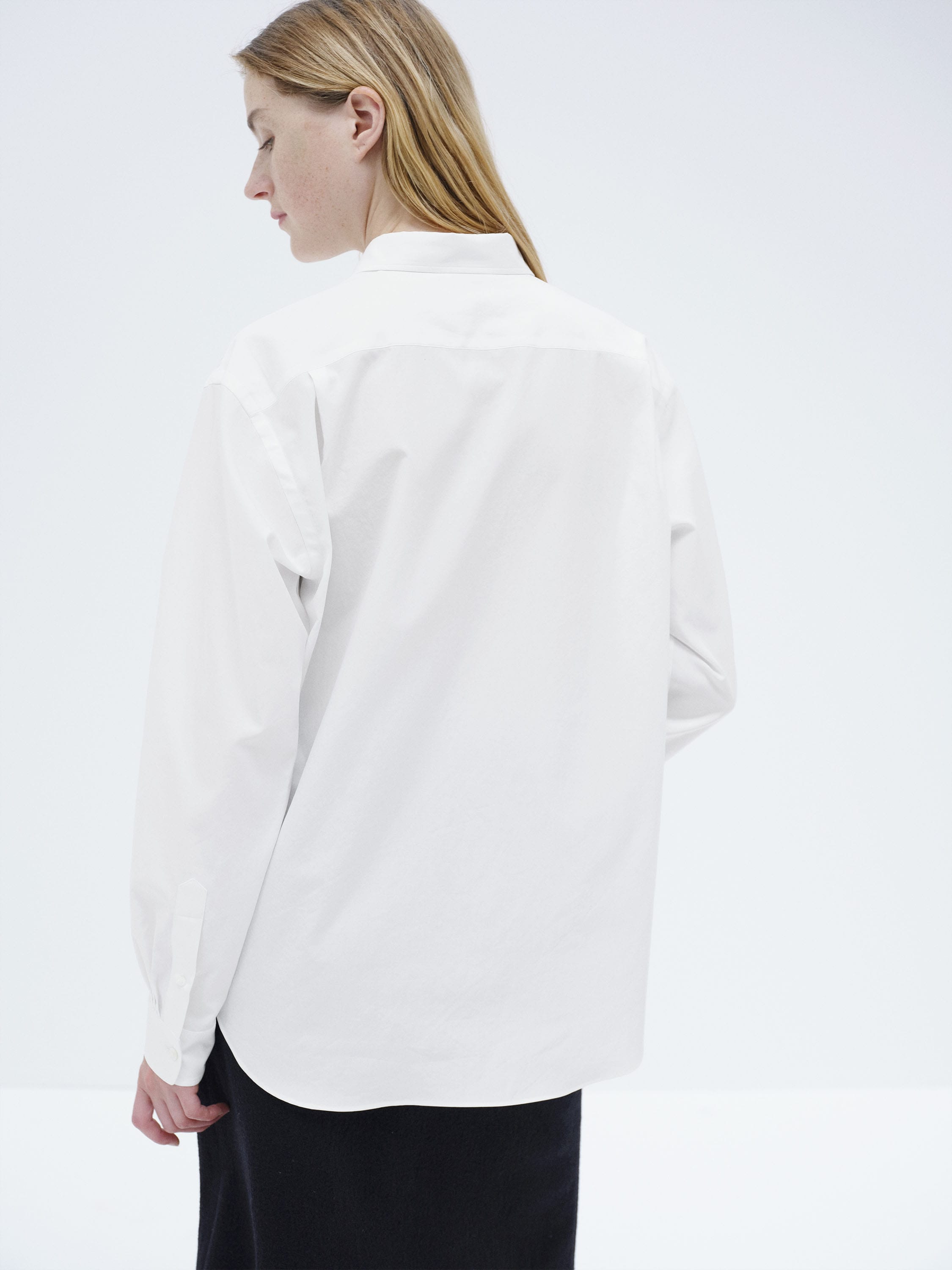 WASHED FINX TWILL SHIRT 詳細画像 WHITE 4