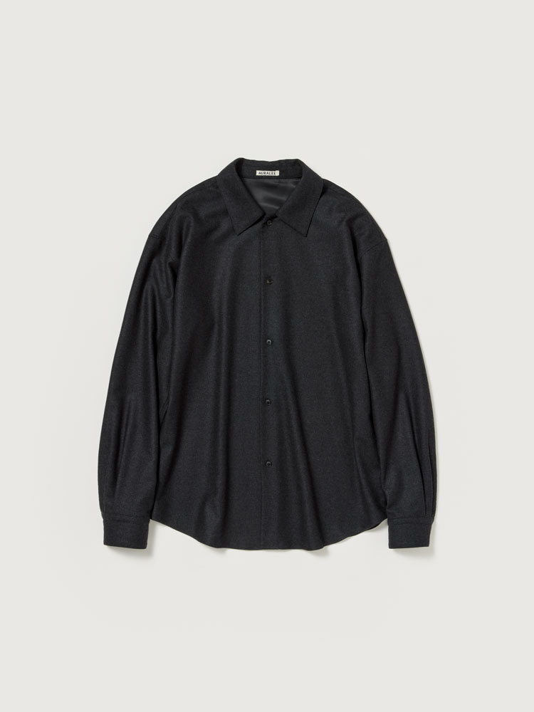 WOOL FULLING FLANNEL SHIRT
