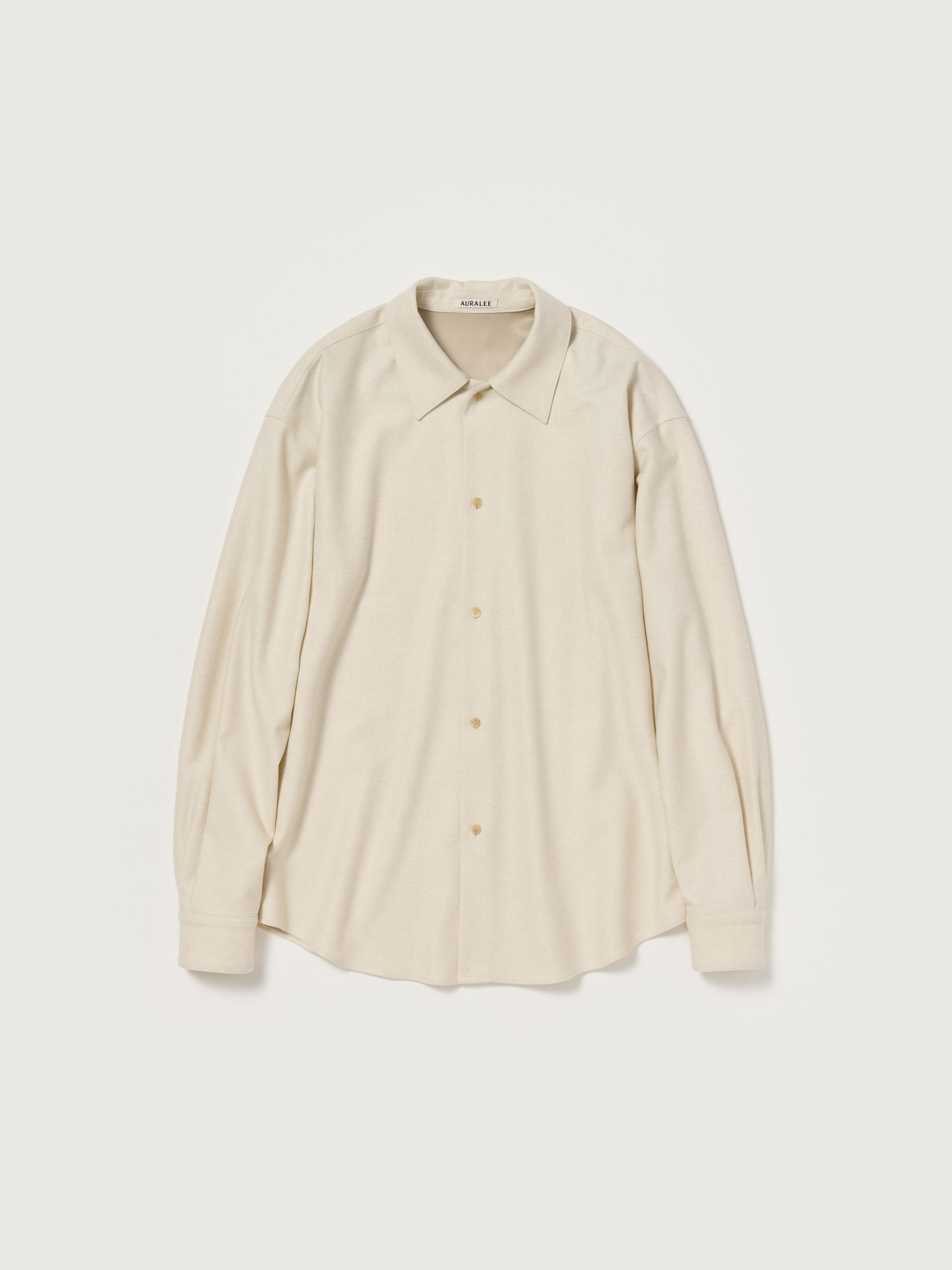 WOOL FULLING FLANNEL SHIRT 詳細画像 TOP IVORY 1