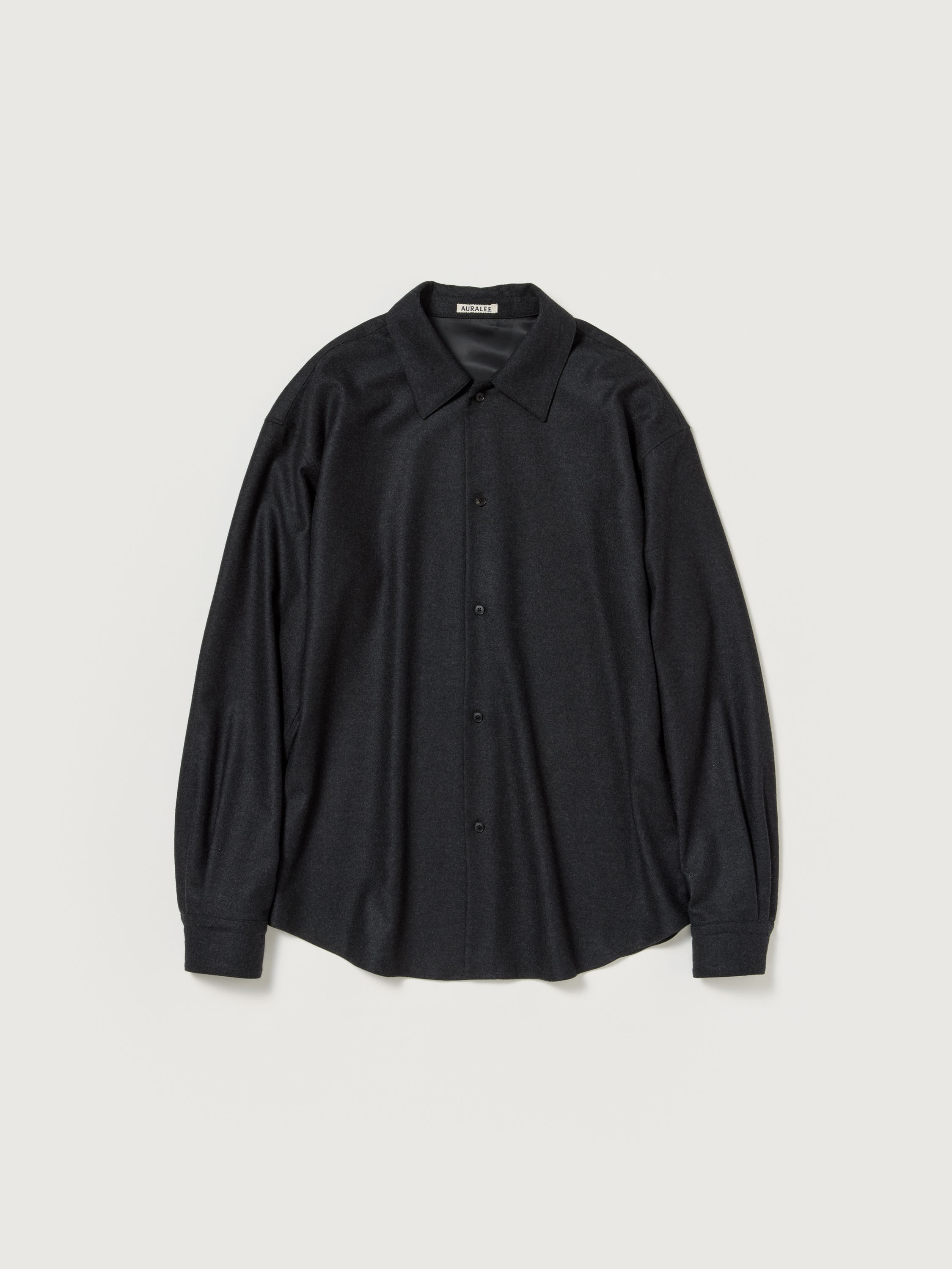 WOOL FULLING FLANNEL SHIRT 詳細画像 TOP CHARCOAL 5
