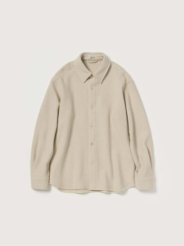 HOMESPUN TWEED SHIRT BLOUSON