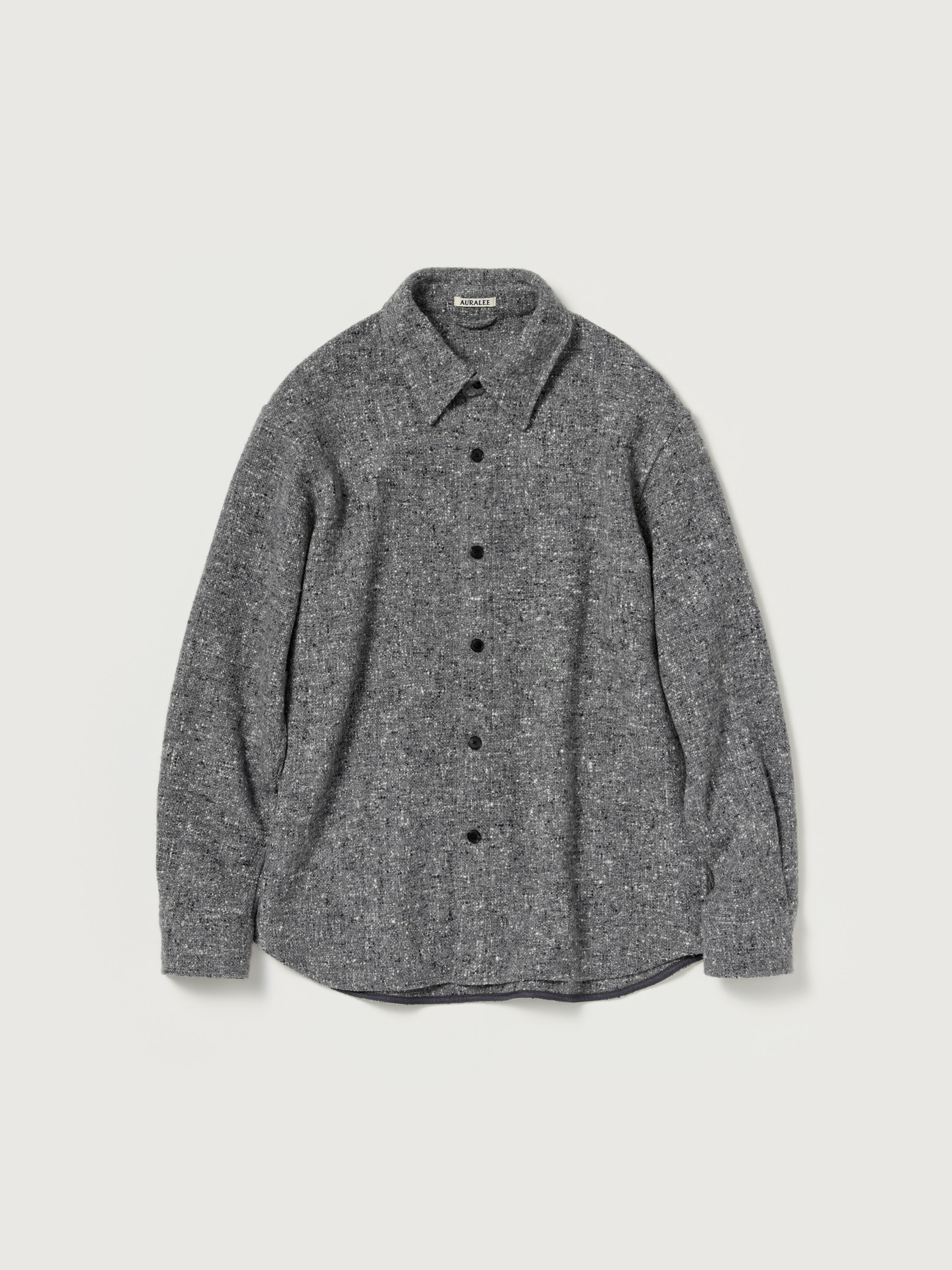 HOMESPUN TWEED SHIRT BLOUSON 詳細画像 MIX GRAY 1