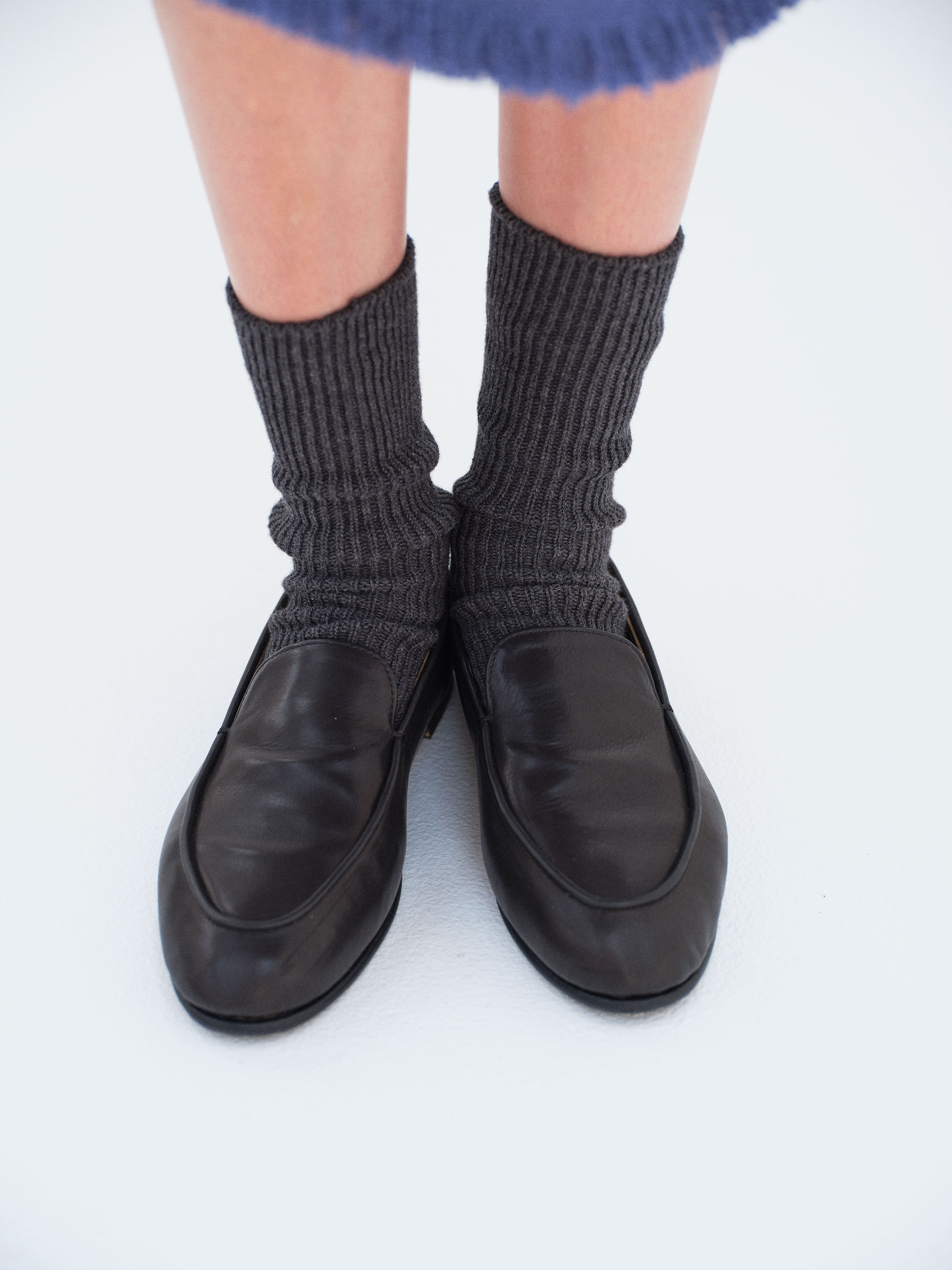 SOFT LEATHER LOAFERS 詳細画像 BLACK 3