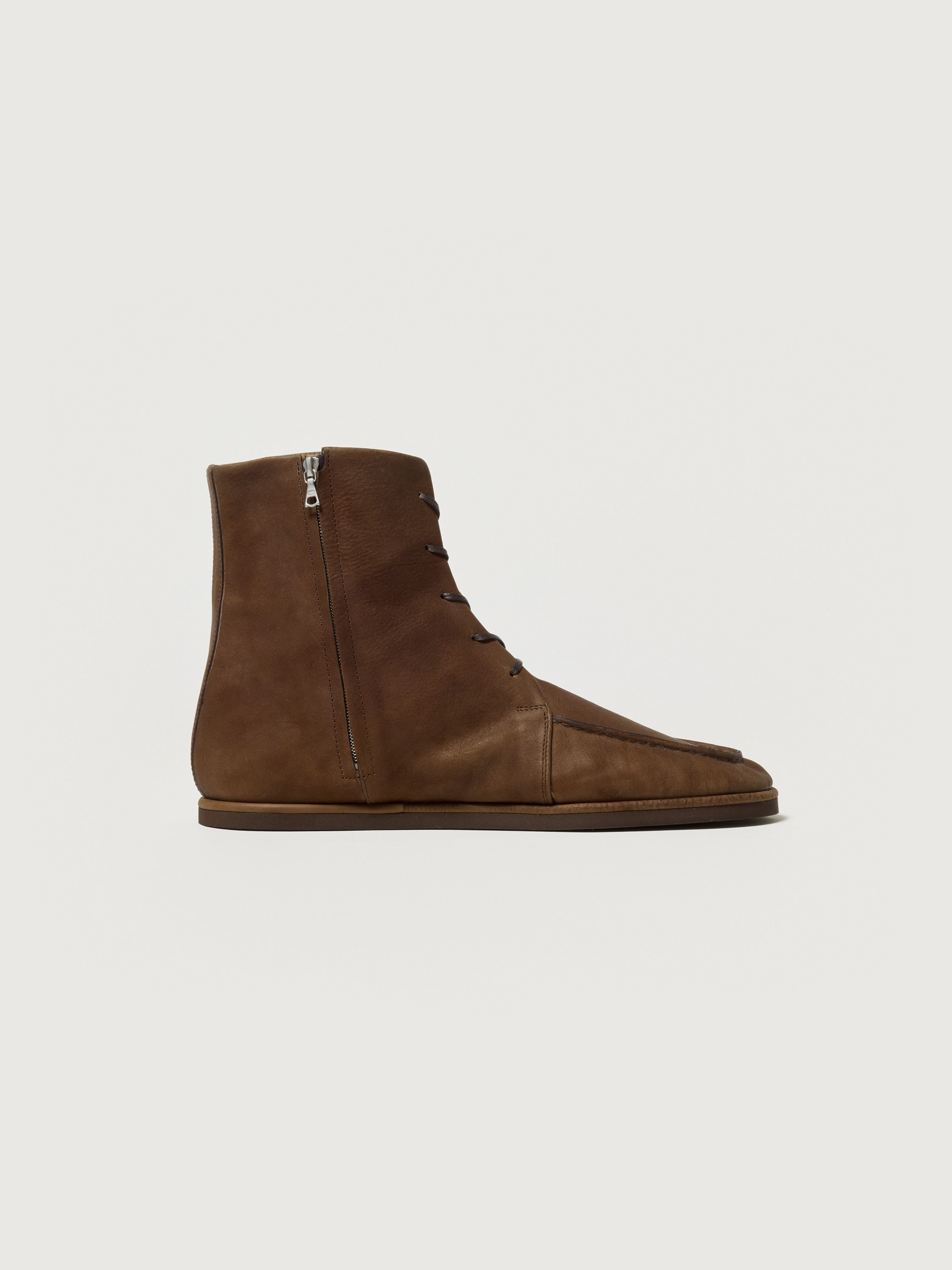 HORSEHIDE LEATHER LACE-UP BOOTS 詳細画像 BROWN 2