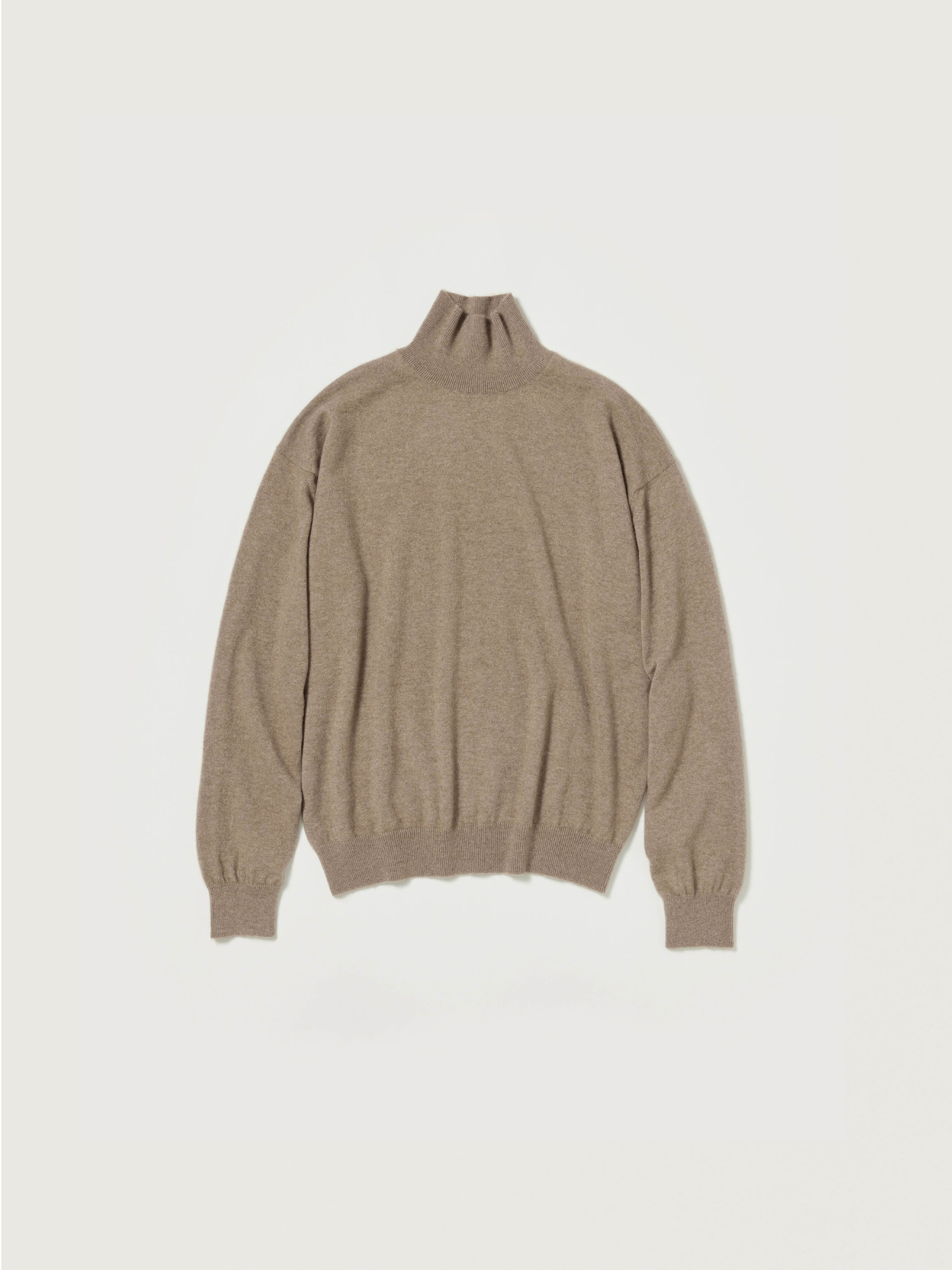 BABY CASHMERE KNIT TURTLE 詳細画像 NATURAL BROWN 5