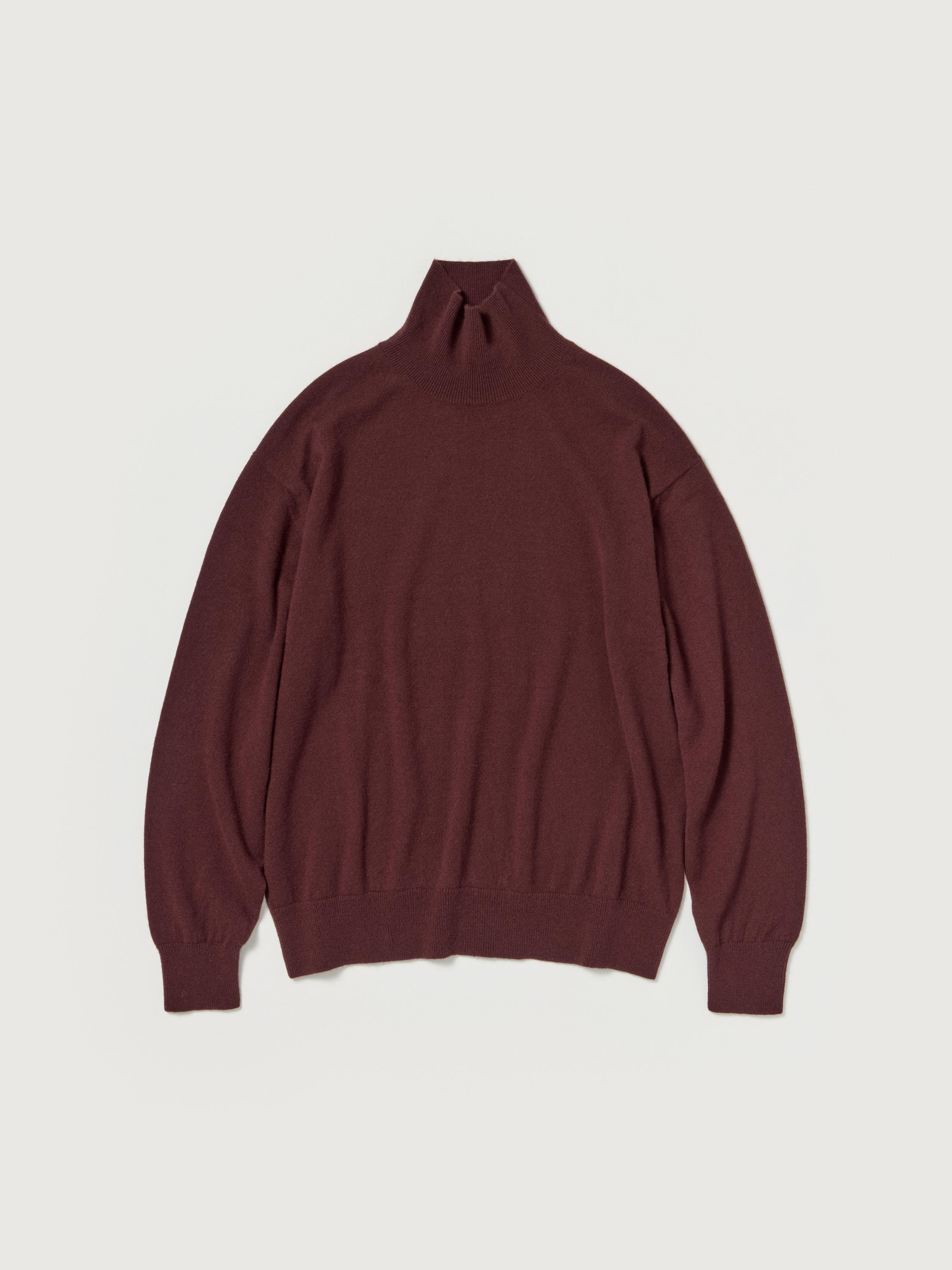BABY CASHMERE KNIT TURTLE 詳細画像 RED BROWN 1