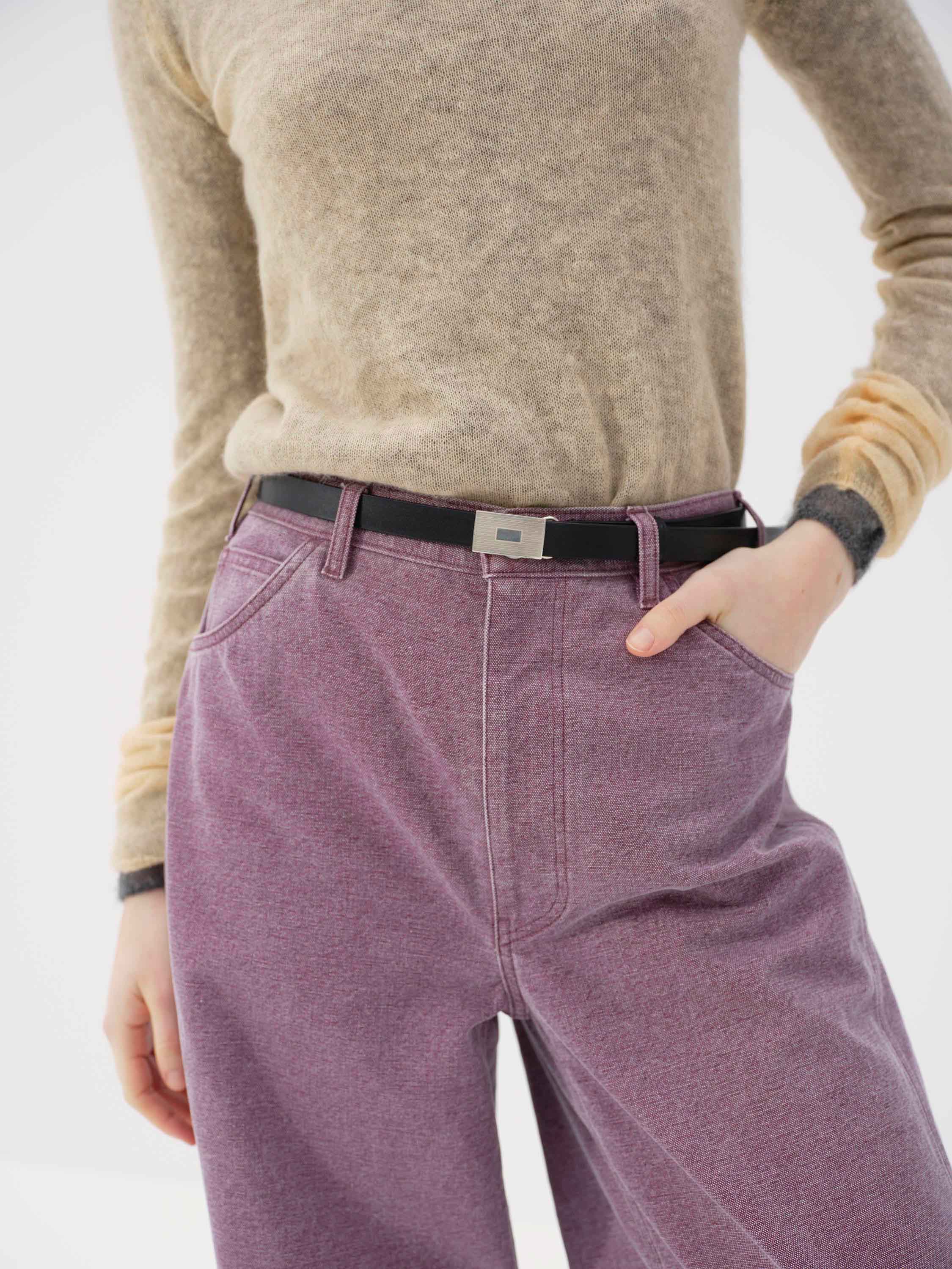 SLIDE BUCKLE BELT 詳細画像 BLACK 2