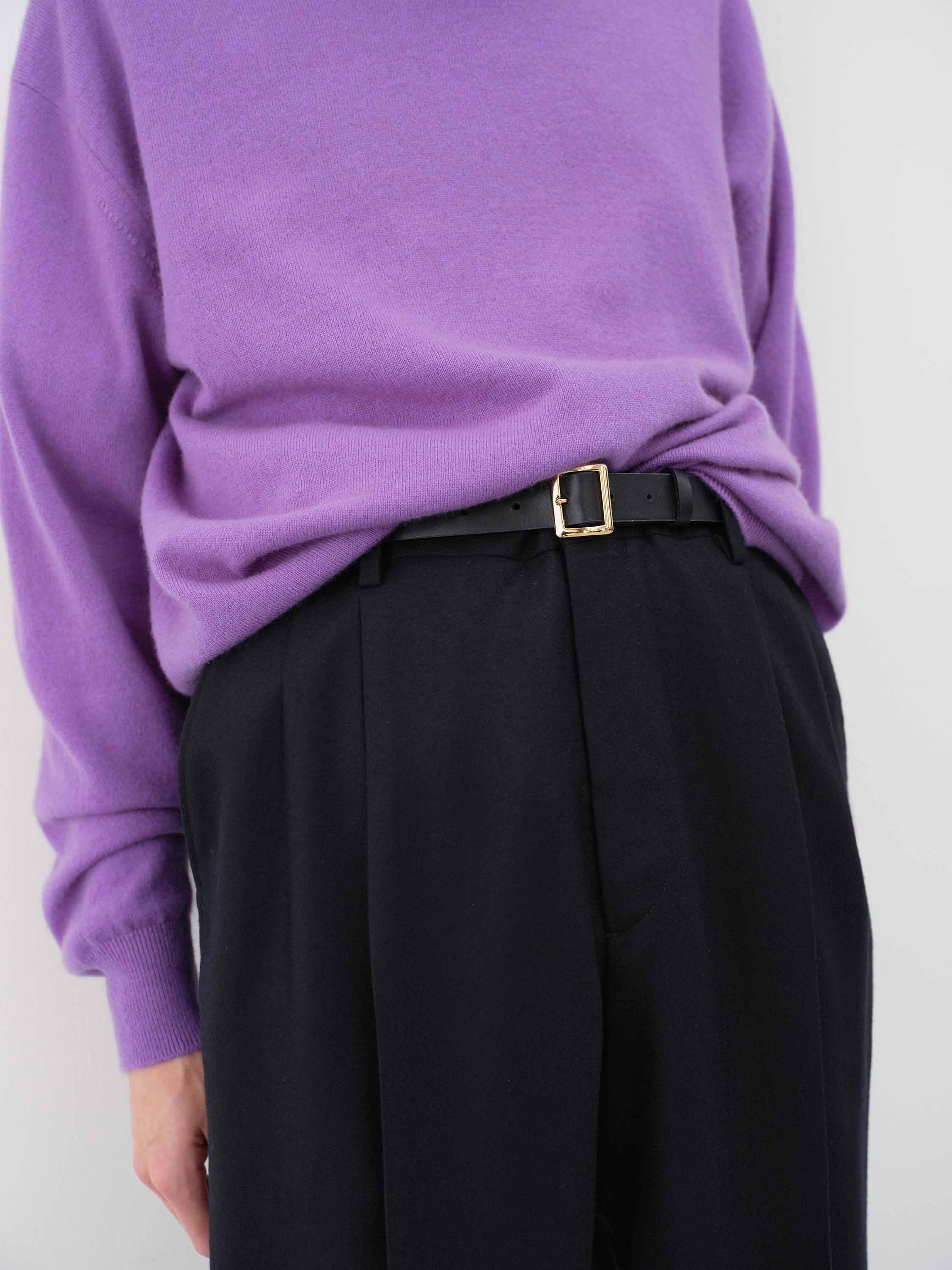 SQUARE BUCKLE BELT 詳細画像 BLACK 2