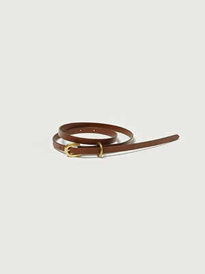 LEATHER NARROW BELT