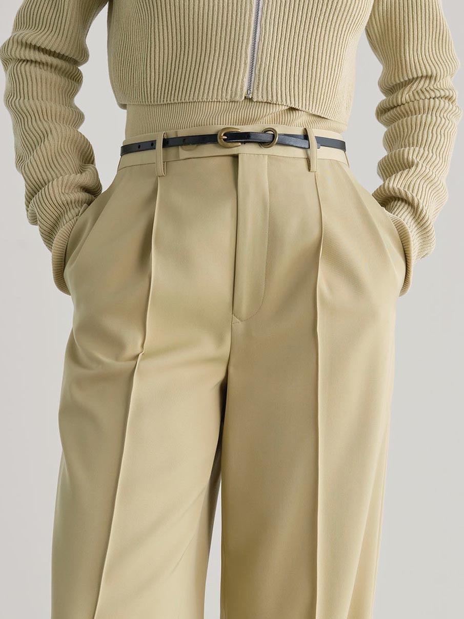 LEATHER NARROW BELT 詳細画像 BLACK 2