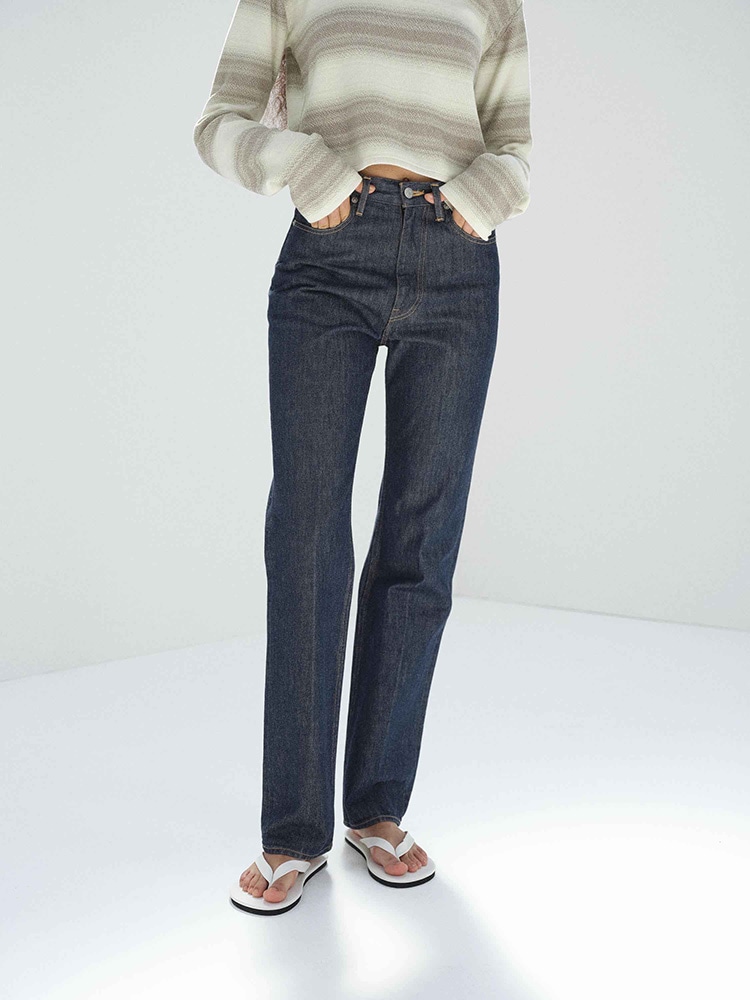 HARD TWIST DENIM 5P PANTS
