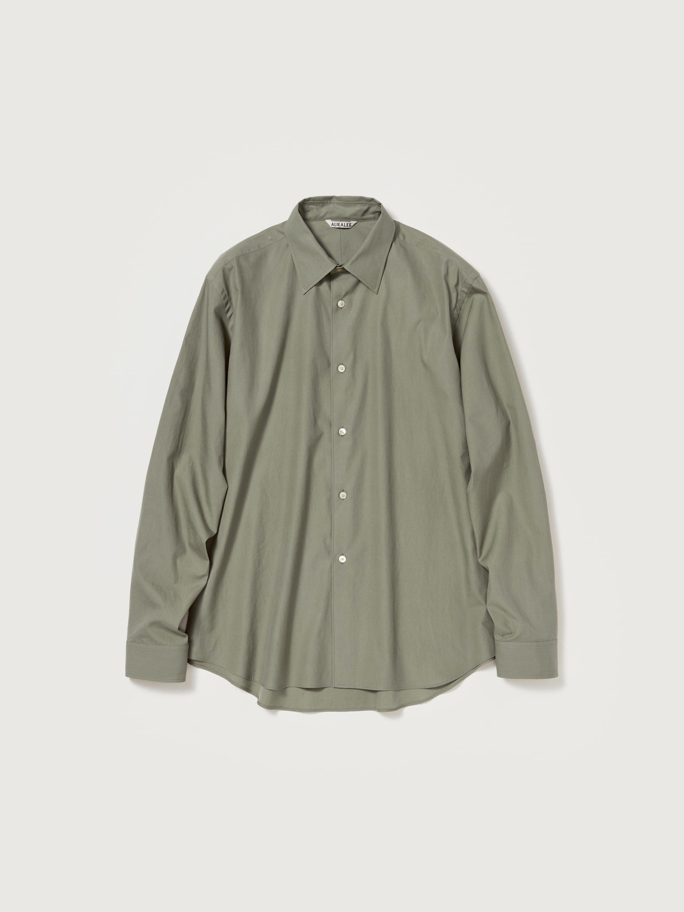 新品未使用AURALEE WASHED FINX TWILL SHIRT 1 WASHED FINX TWILL SHIRT - AURALEE Official Website