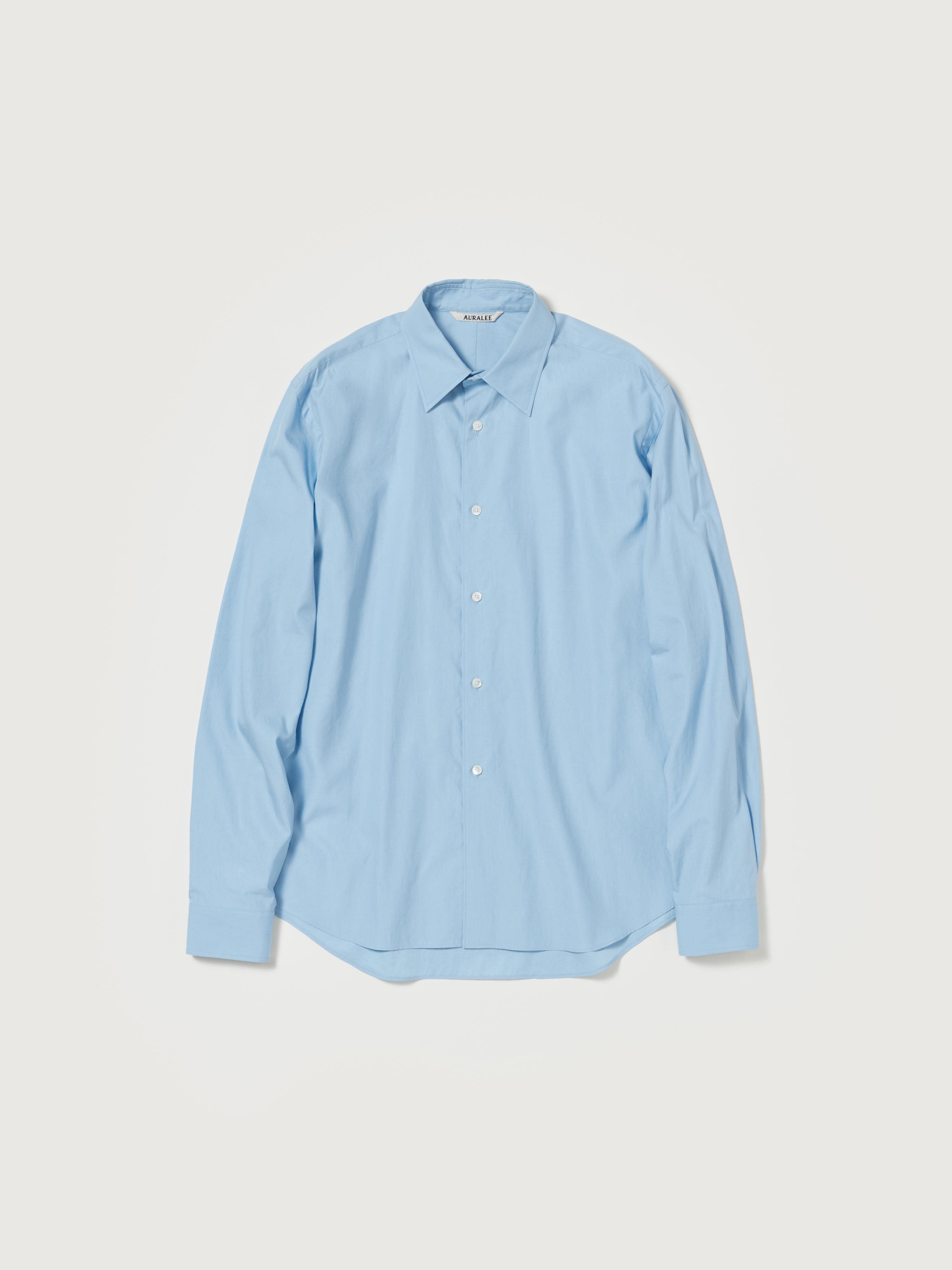 トップス AURALEE - WASHED FINX TWILL SHIRTS WASHED FINX TWILL SHIRT - AURALEE Official Website