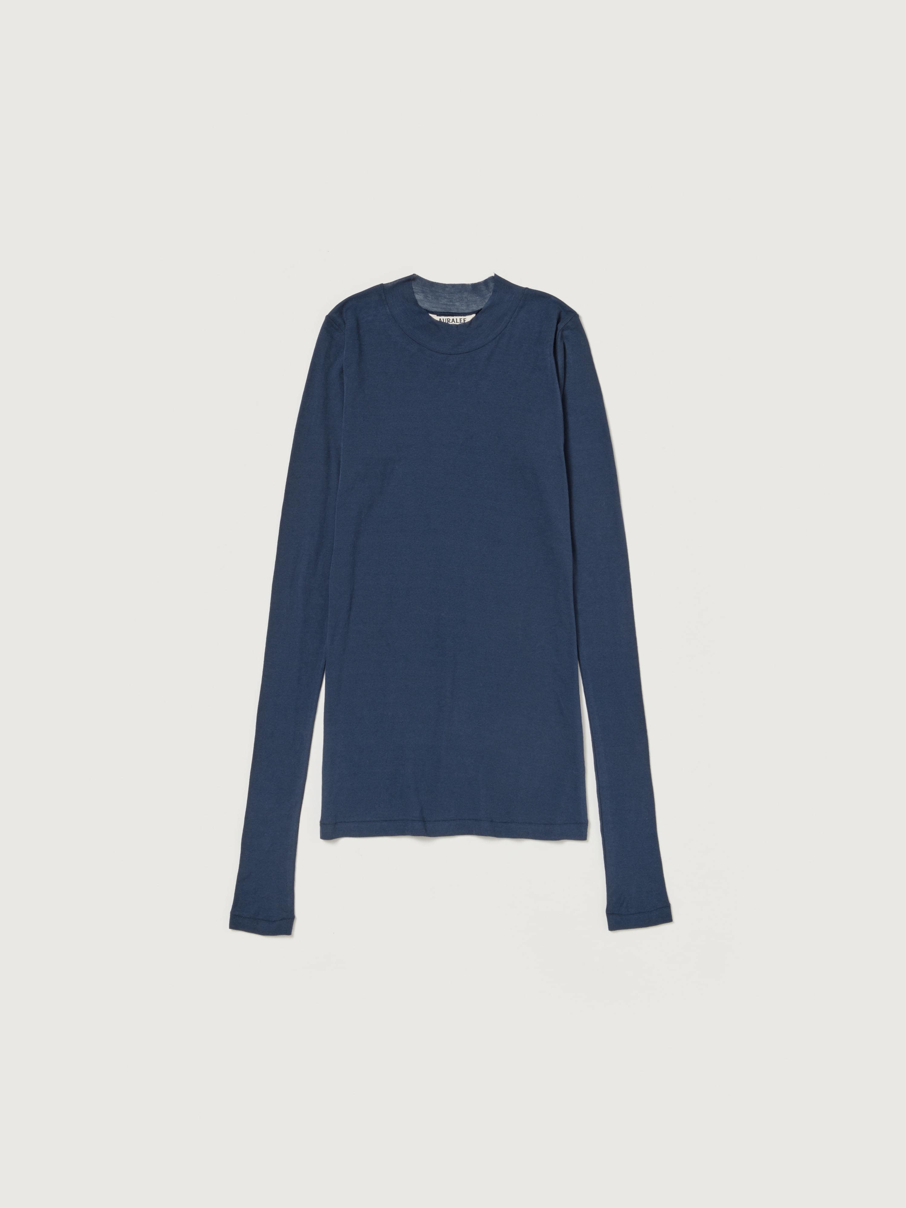 SUPER HIGH GAUGE SHEER RIB L/S TEE 詳細画像 NAVY 3