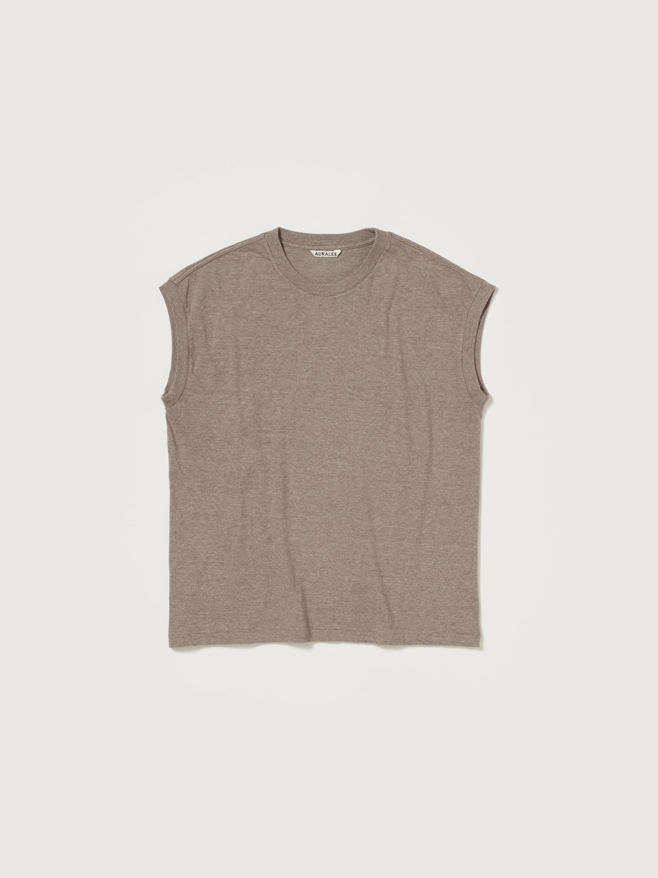 SEAMLESS CREW NECK SLEEVELESS 詳細画像 TOP BROWN 1