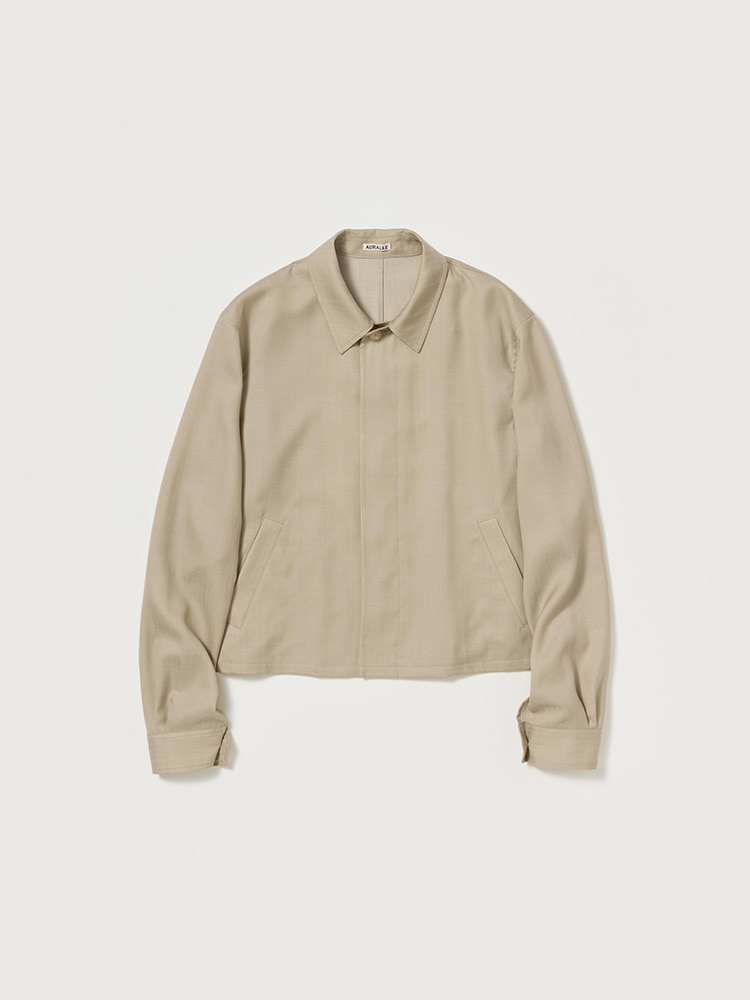 WOOL HERRINGBONE BLOUSON