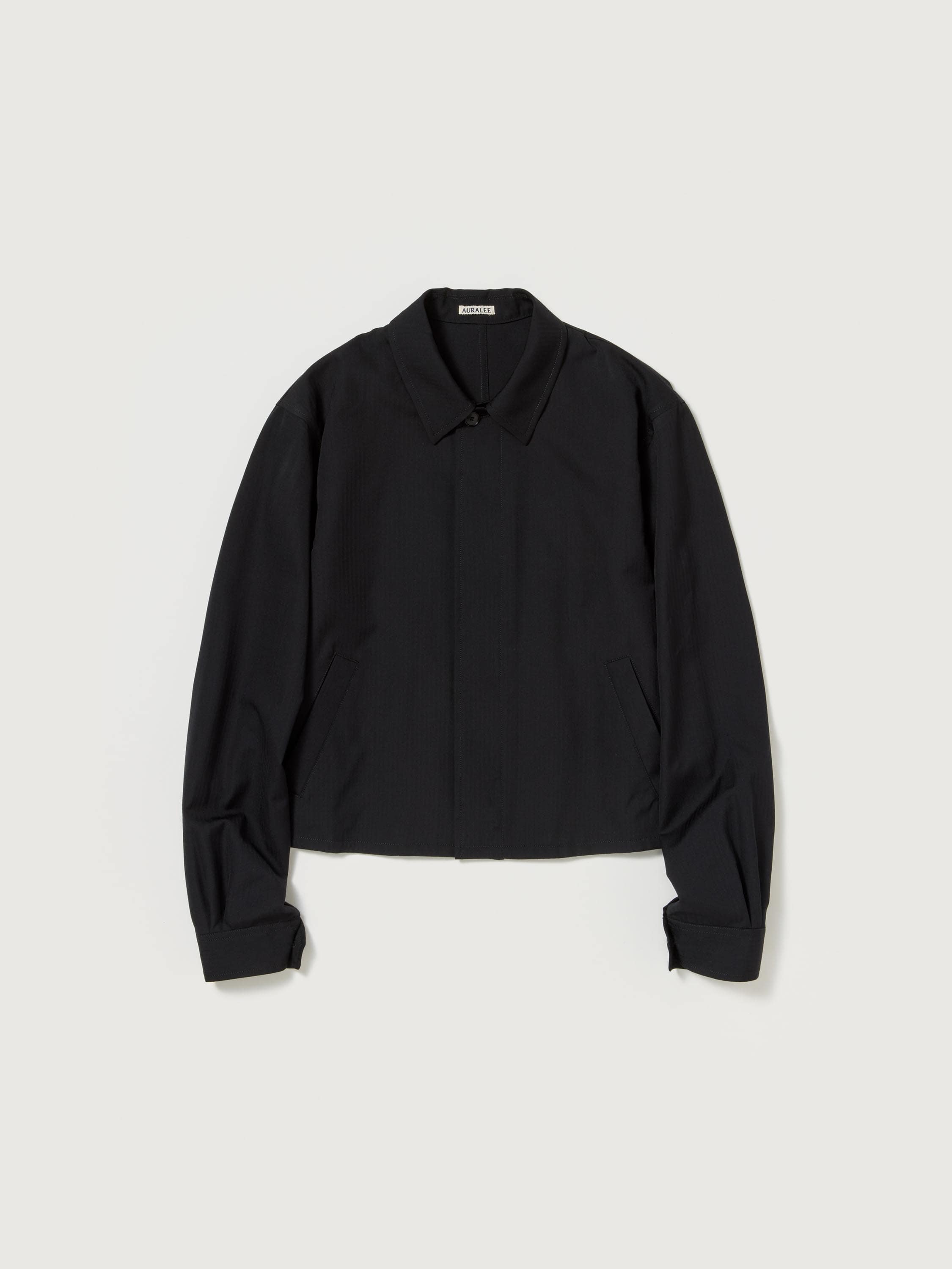 WOOL HERRINGBONE BLOUSON 詳細画像 BLACK 1