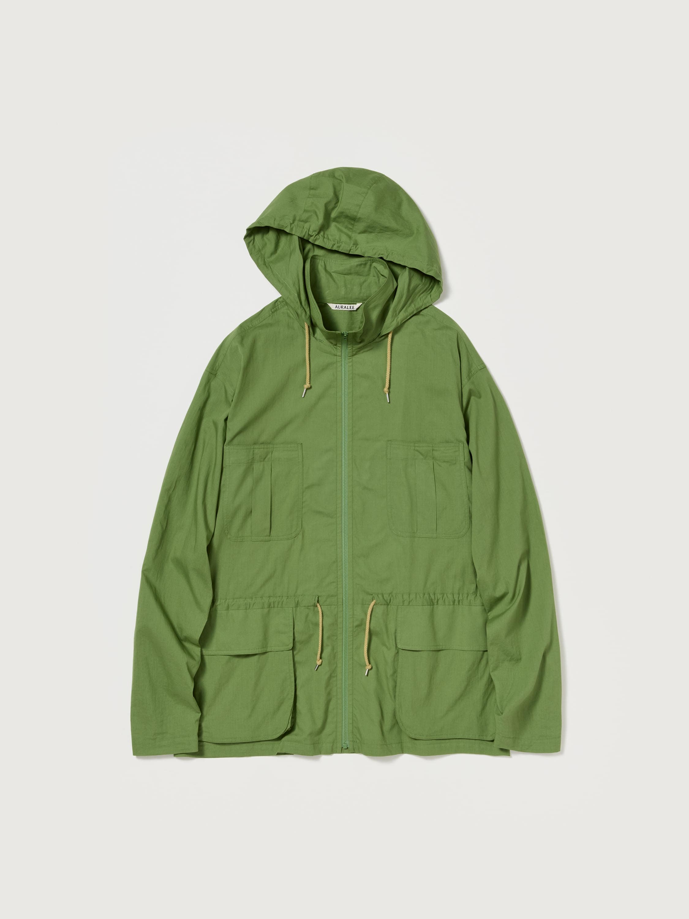 SUPER FINE COTTON LAWN HOODED BLOUSON 詳細画像 DUSTY GREEN 1