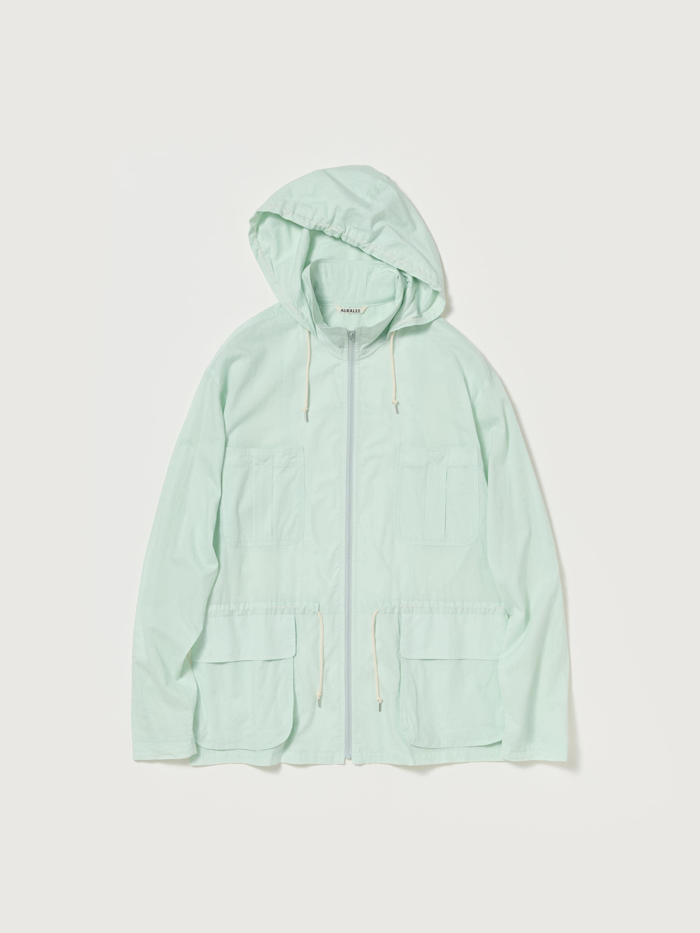 SUPER FINE COTTON LAWN HOODED BLOUSON 詳細画像 PALE BLUE 1