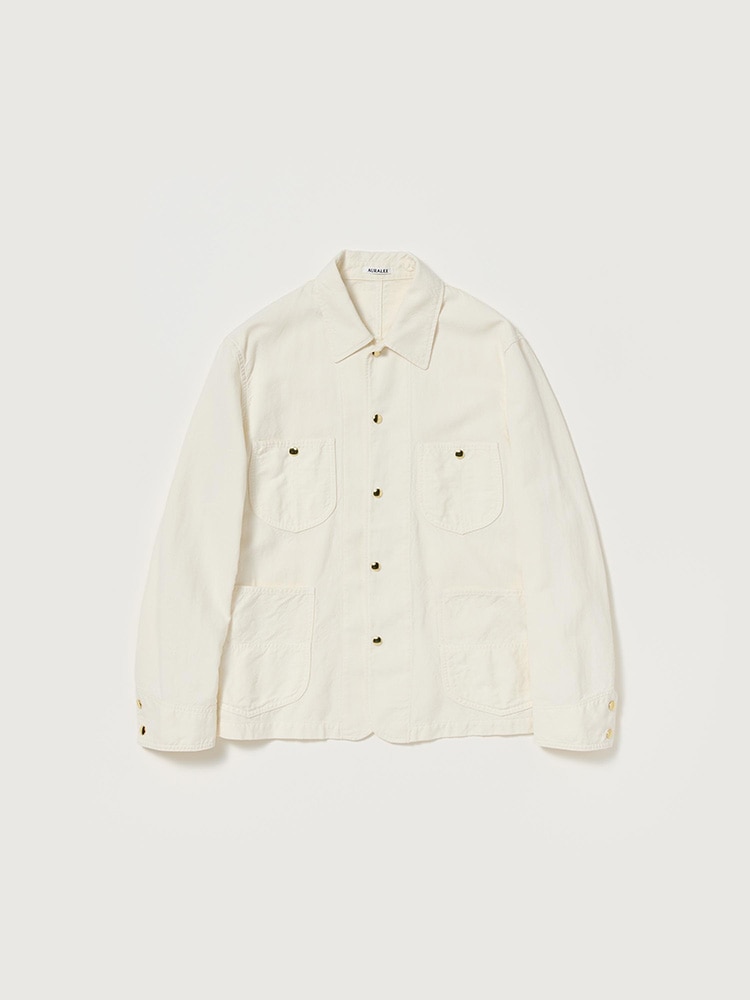 WOOL COTTON LINEN OX WORK JACKET