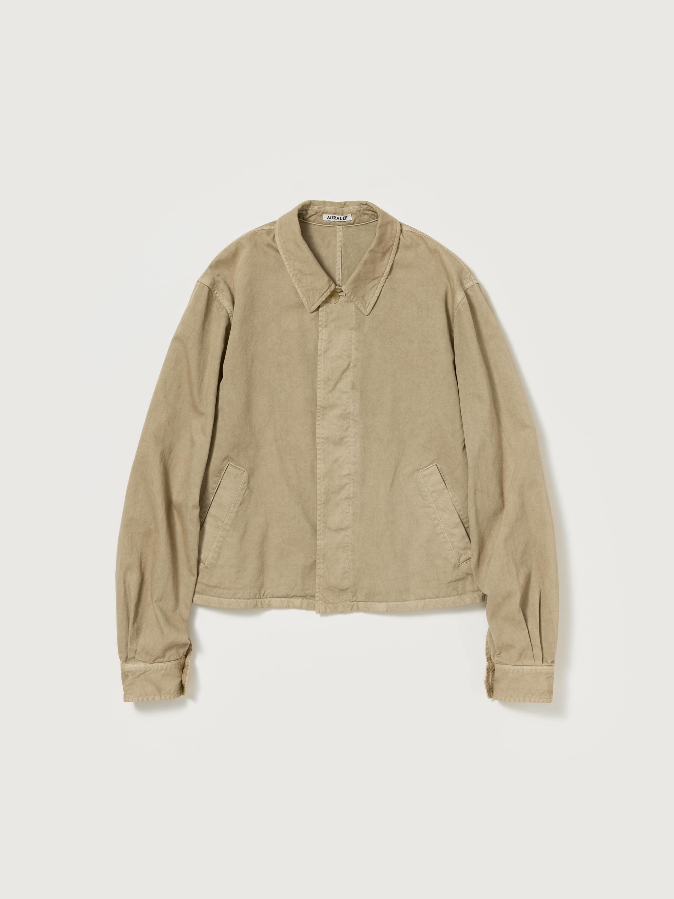 GARMENT-DYED FINX LIGHT CHINO BLOUSON 詳細画像 BEIGE 1