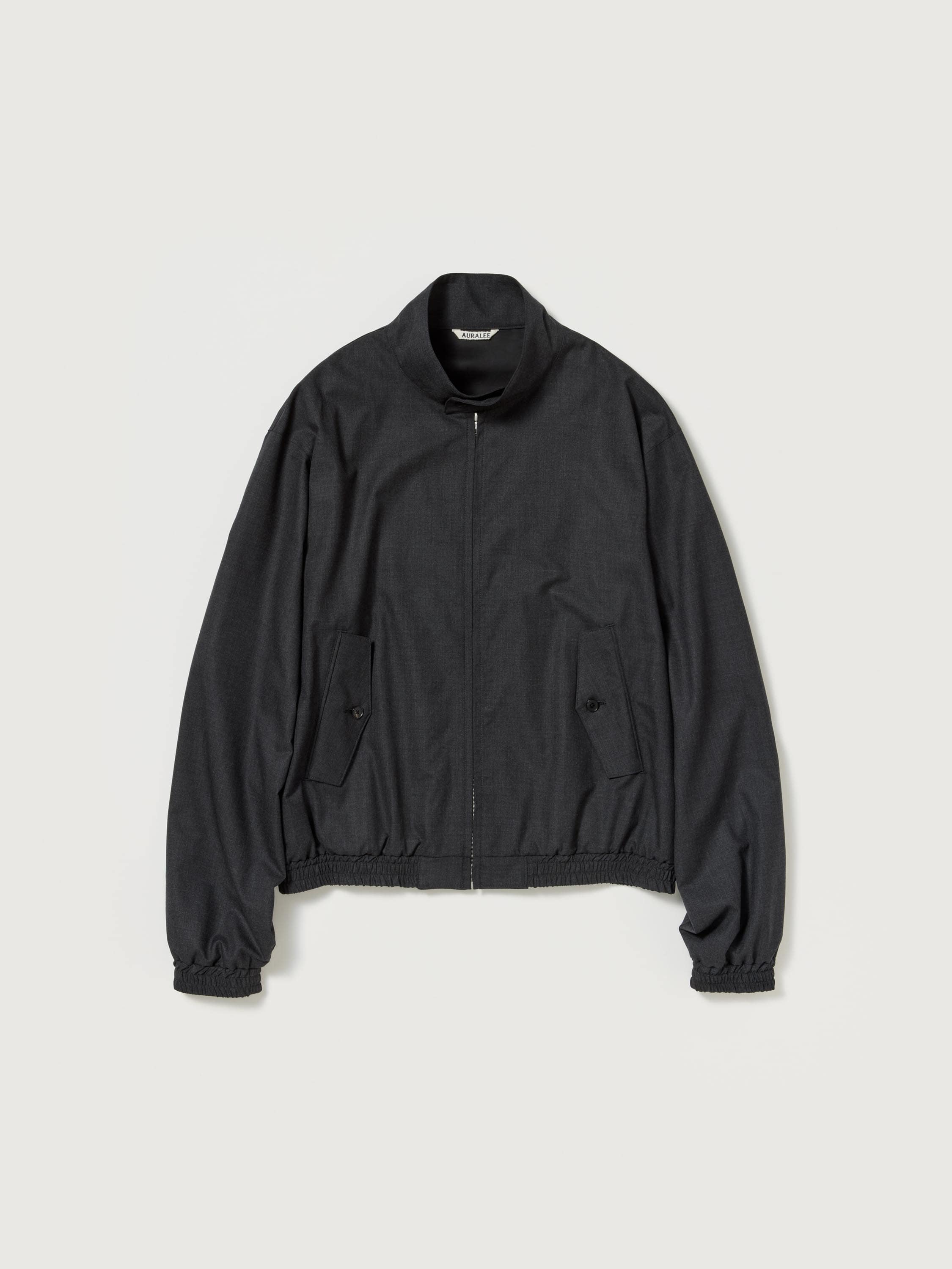 ULTRA FINE TROPICAL WOOL ZIP BLOUSON 詳細画像 TOP CHARCOAL 5